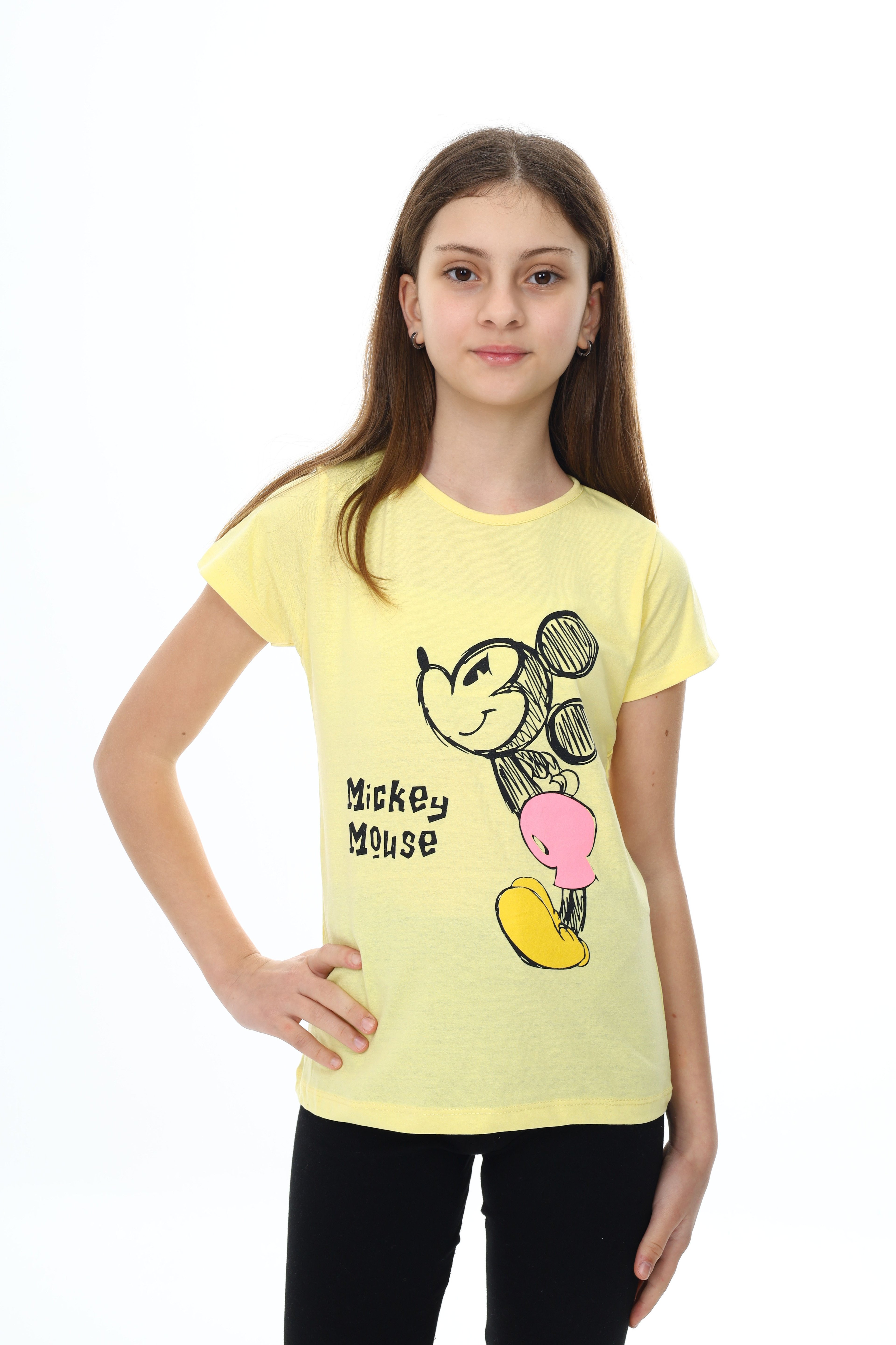 MİNNİE MOUSE TİŞÖRT 0003 - Sarı