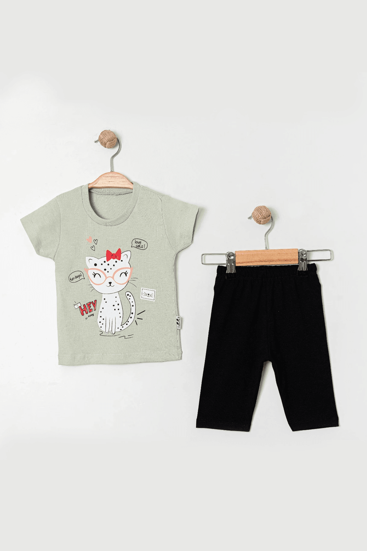 FUN DAYS HEY KEDİ 2 Lİ KIZ ÇOCUK TAKIM 4968