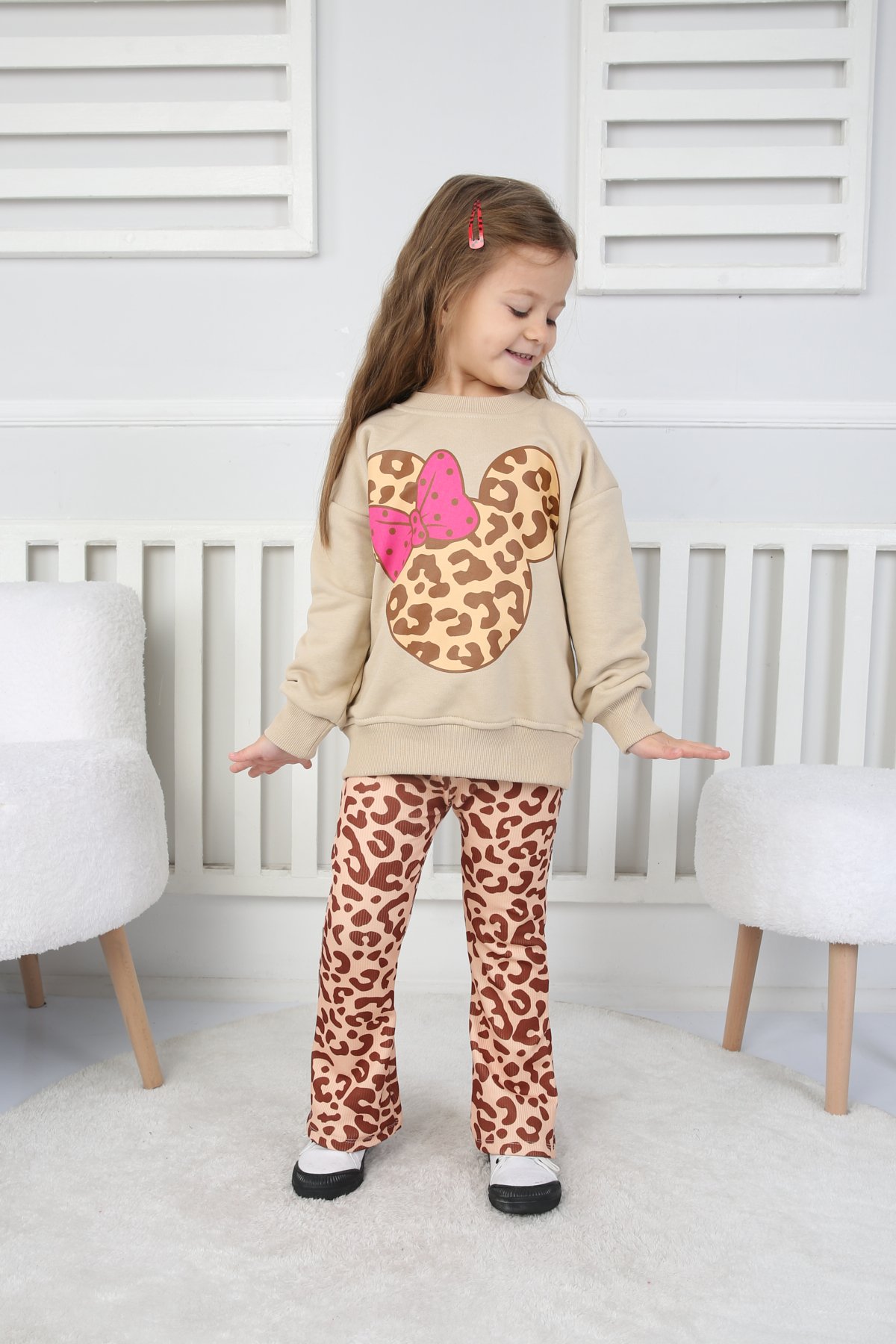 Leopar Desenli Takım 55-555