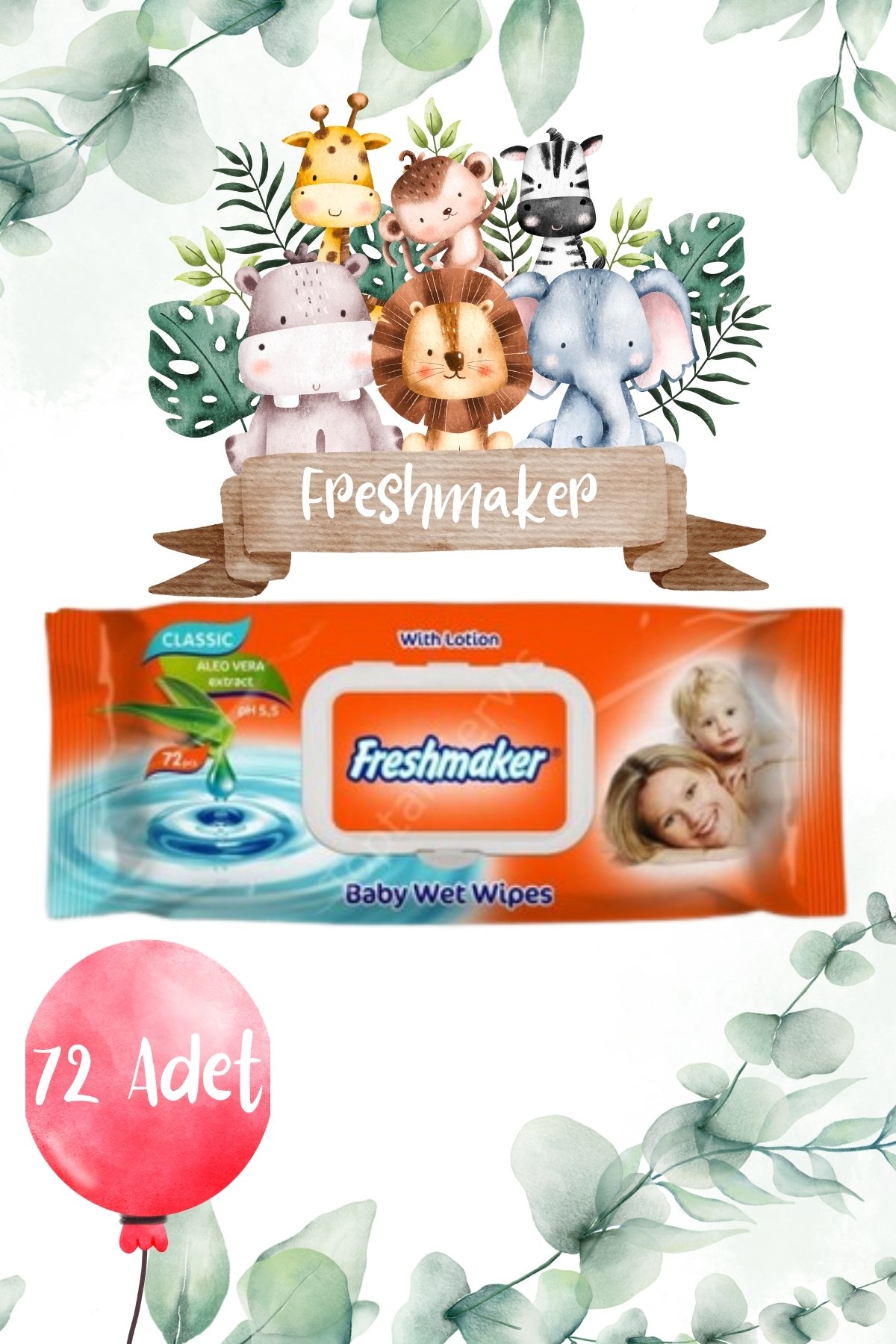 Freshmaker Islak Mendil 72 Adet