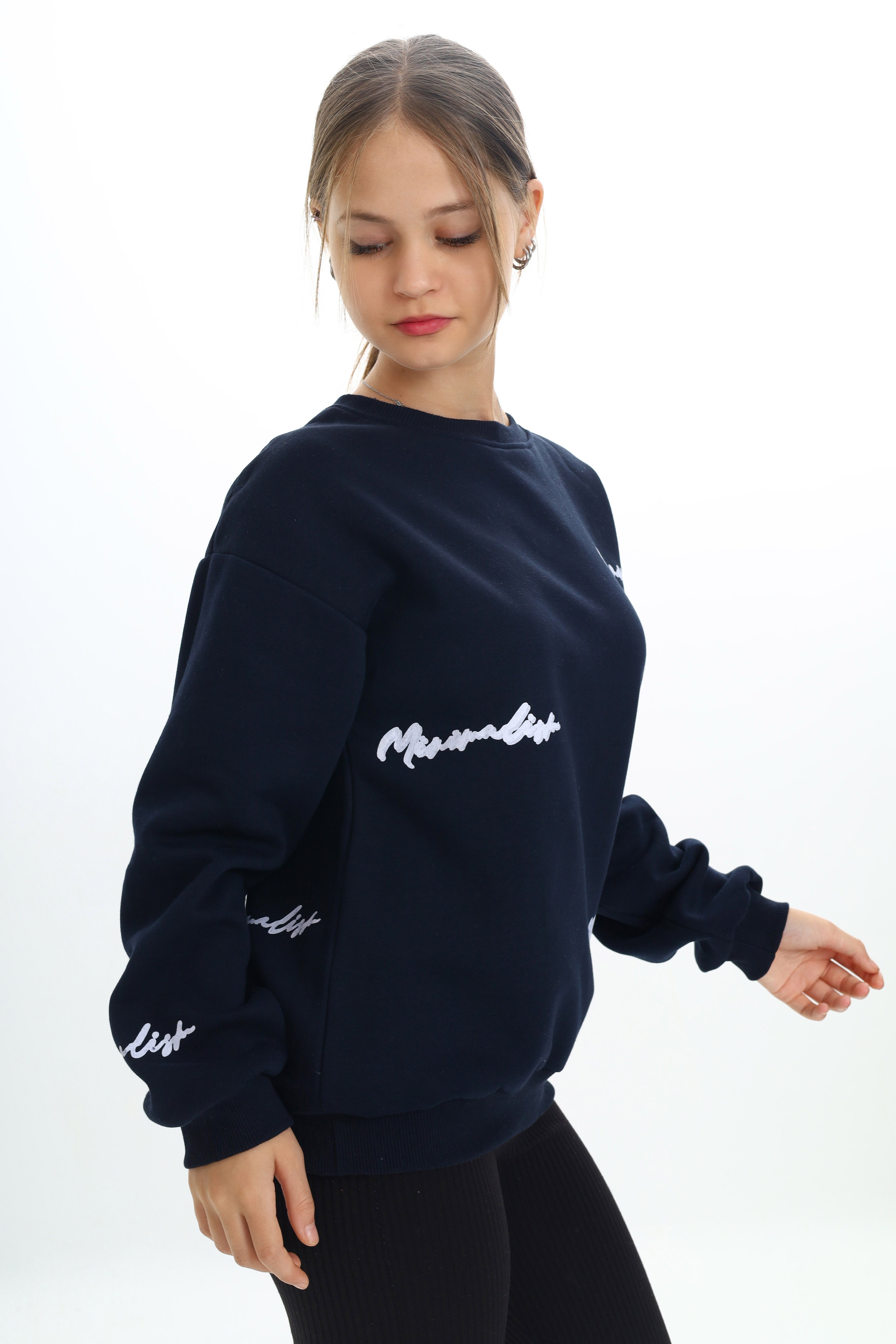 Kız Çocuk Sweatshirt Kışlık Sıcacık