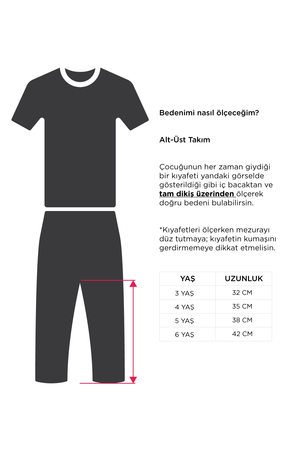 Boyanabilir Uzun Kollu Çocuk Pijama Takımı - 26K 3090