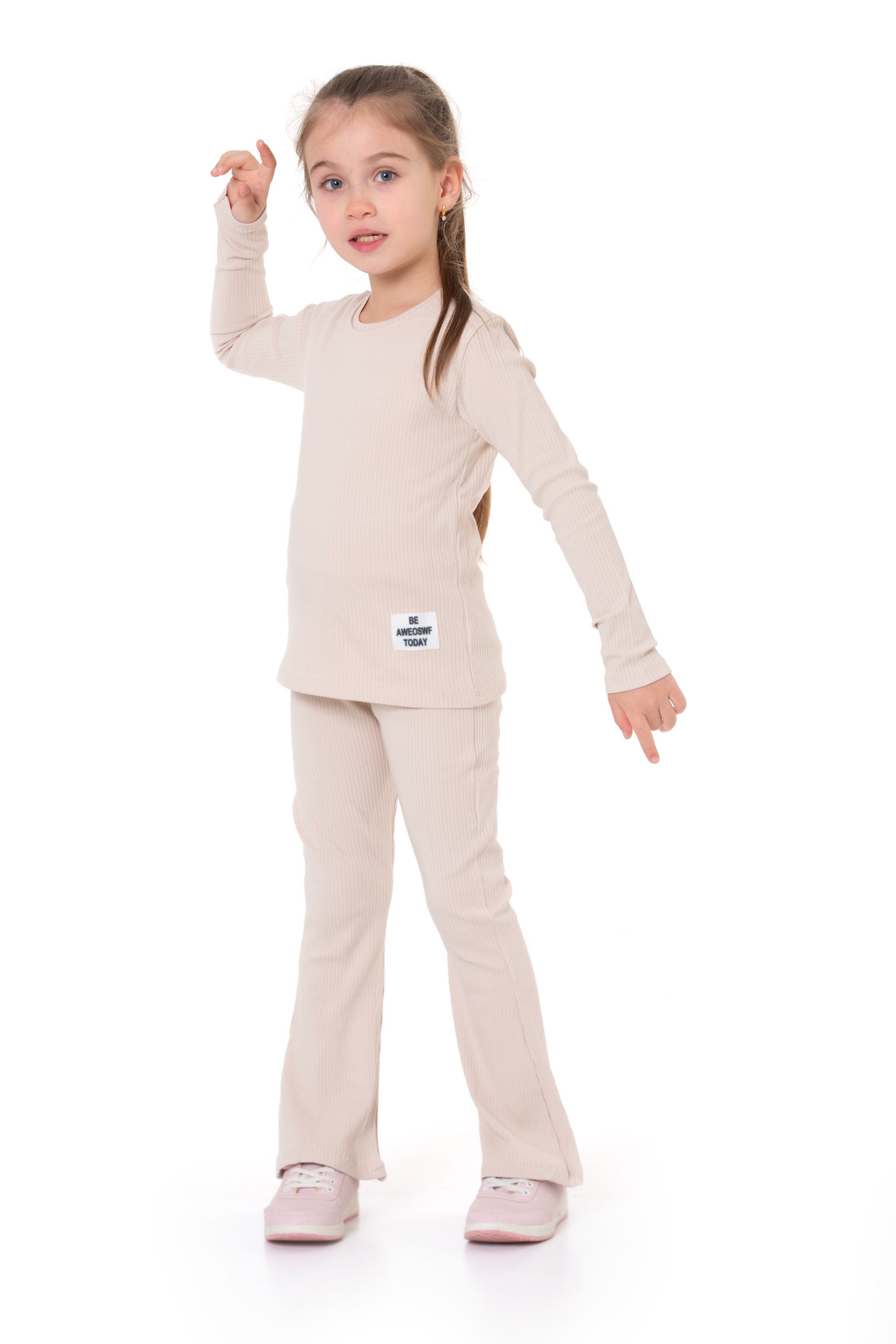 Awesome Alt Üst Taytlı Kız Çocuk Takım 505282