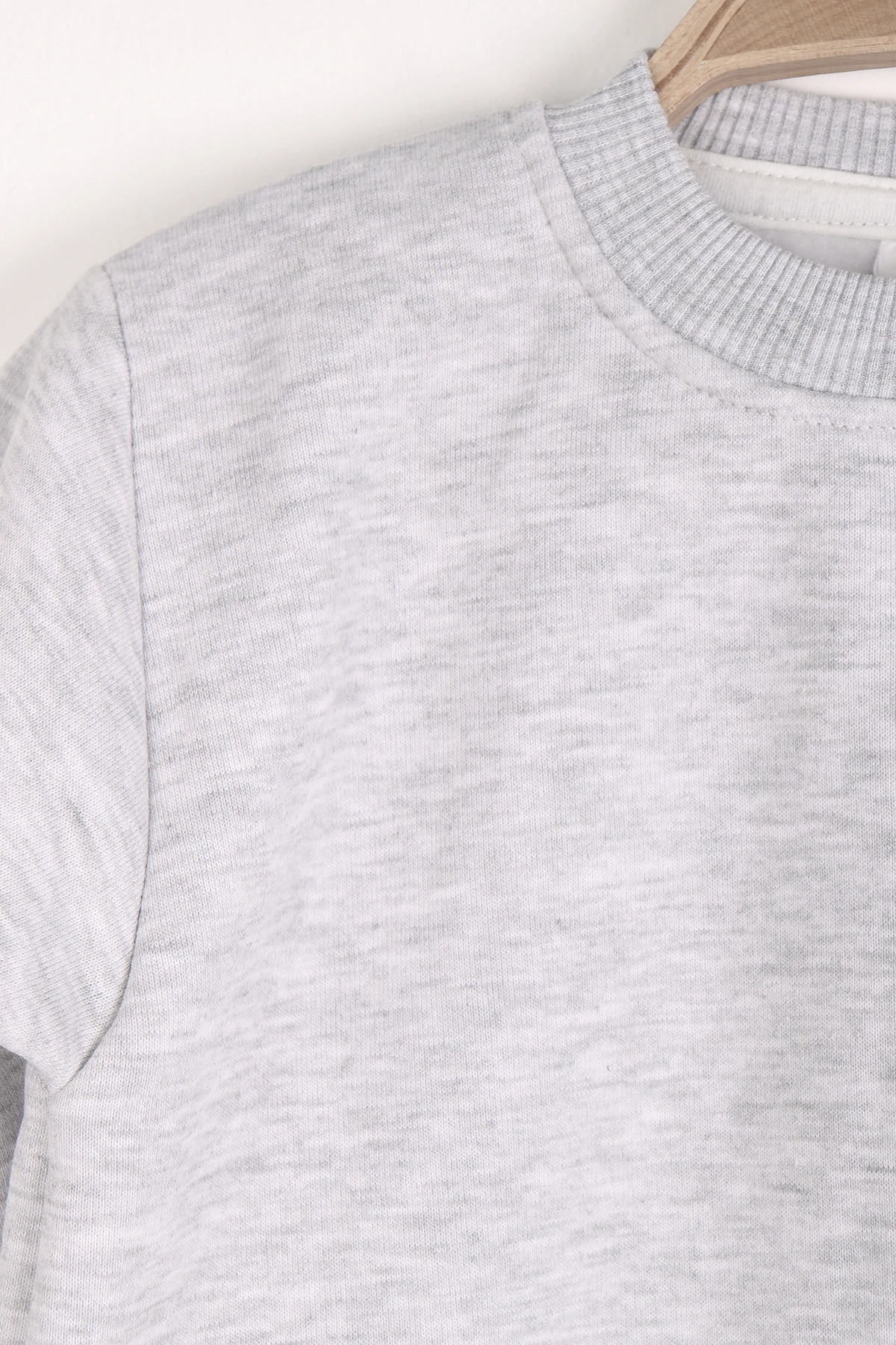 Bisiklet Yaka Kalın Çocuk Sweatshirt - 26K 1626