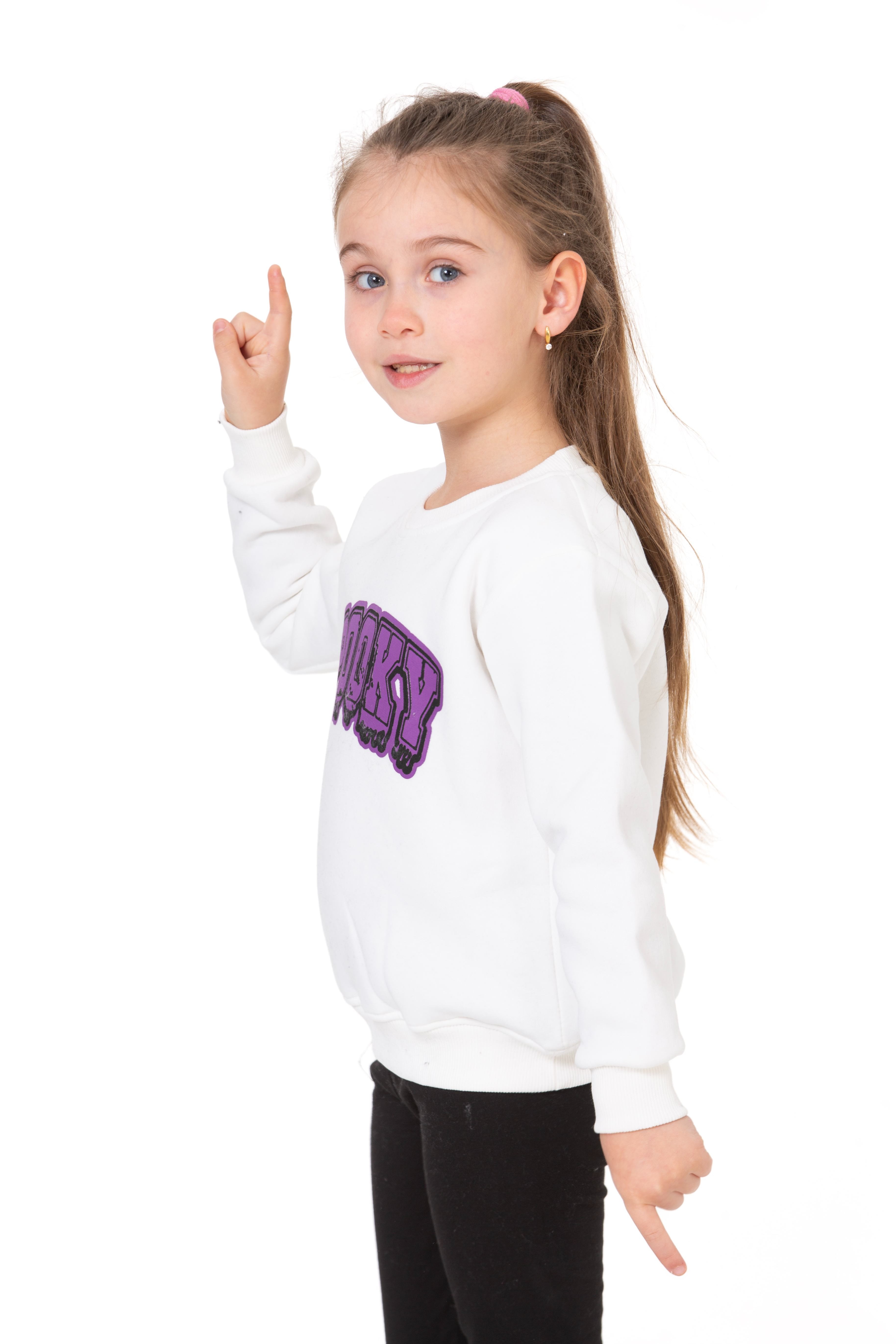 Spooky 3 İplik Kız Çocuk Sweashirt 1131
