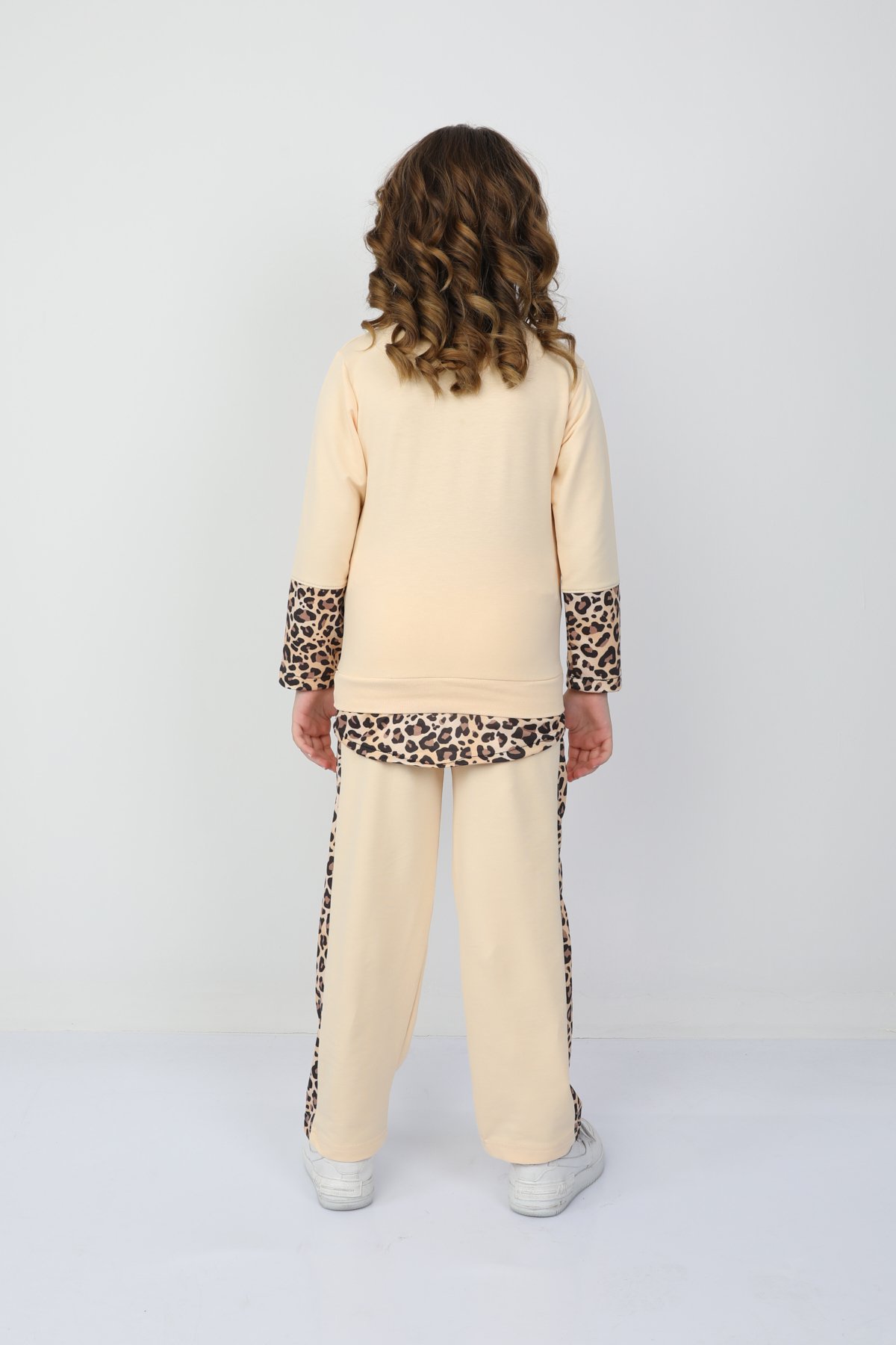 Kız Çocuk Leopar Yıldızlı Takım 37037