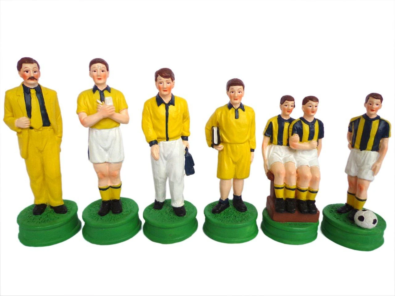 FUTBOL-4-(LACİVERT & SARI)-SATRANÇ SETİ