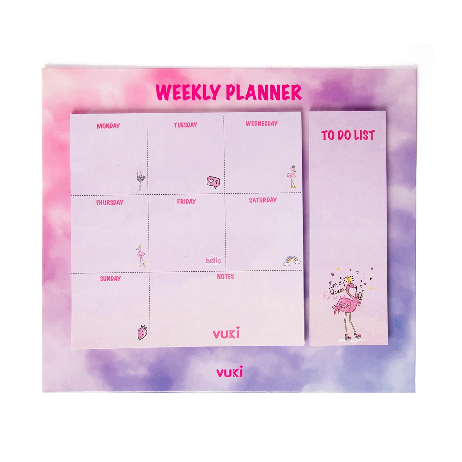 VUKİ - HAFTALIK PLANLAYICI BÜYÜK (FLAMINGO)-1/S