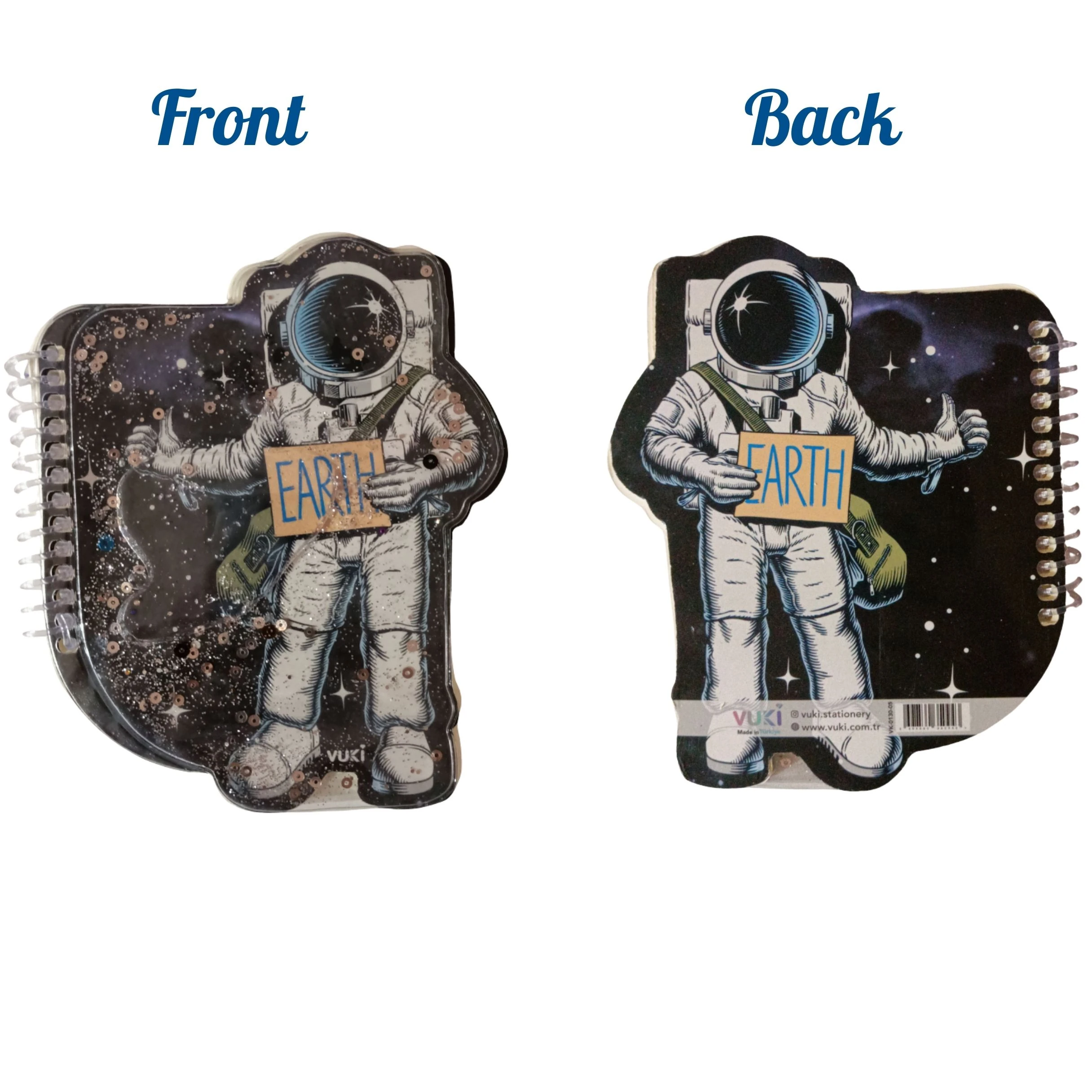 VUKİ - ŞEKİLLİ SULU DEFTER A6 (ASTRONOT)-2/S