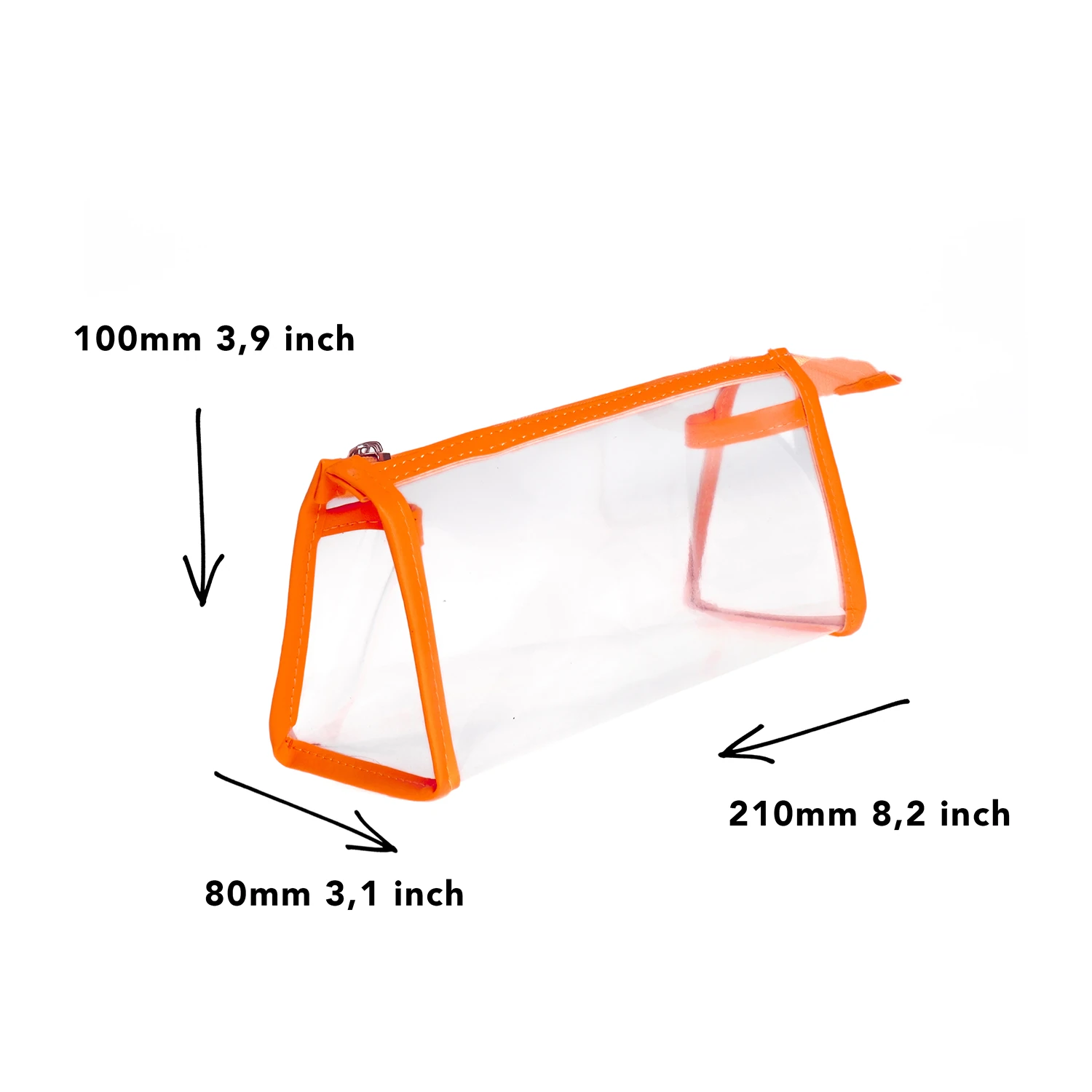 VUKİ - ÜÇGEN DERİ+PVC ÇANTA K. KUTU (TURUNCU)-1/S