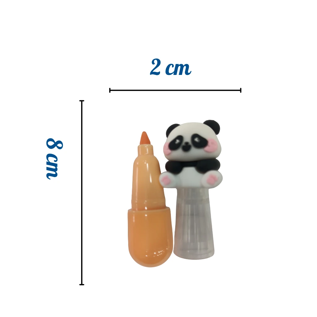 JOYZ - 6'LI FOSFORLU KALEM SETİ (PANDA)-1/S