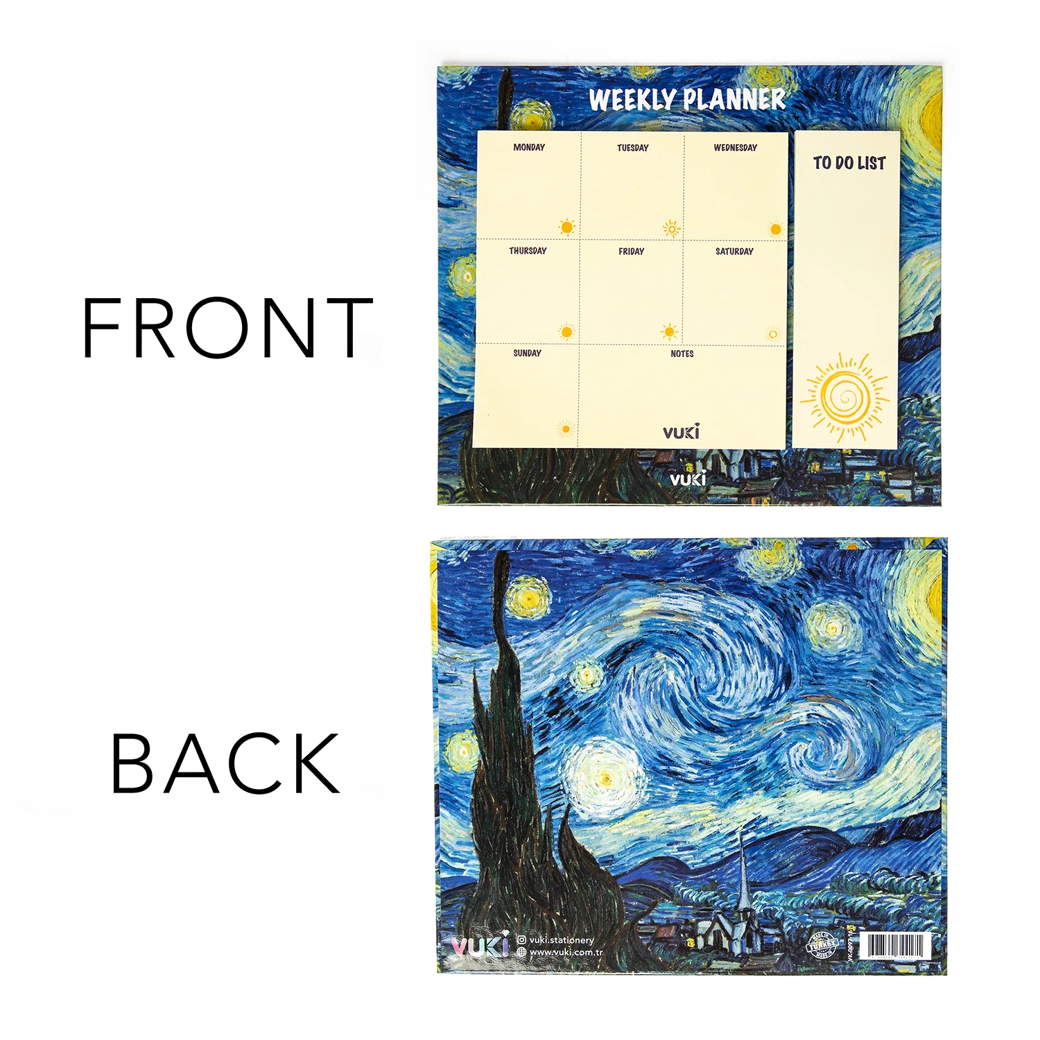VUKİ - HAFTALIK PLANLAYICI BÜYÜK (VAN GOGH)-1/S