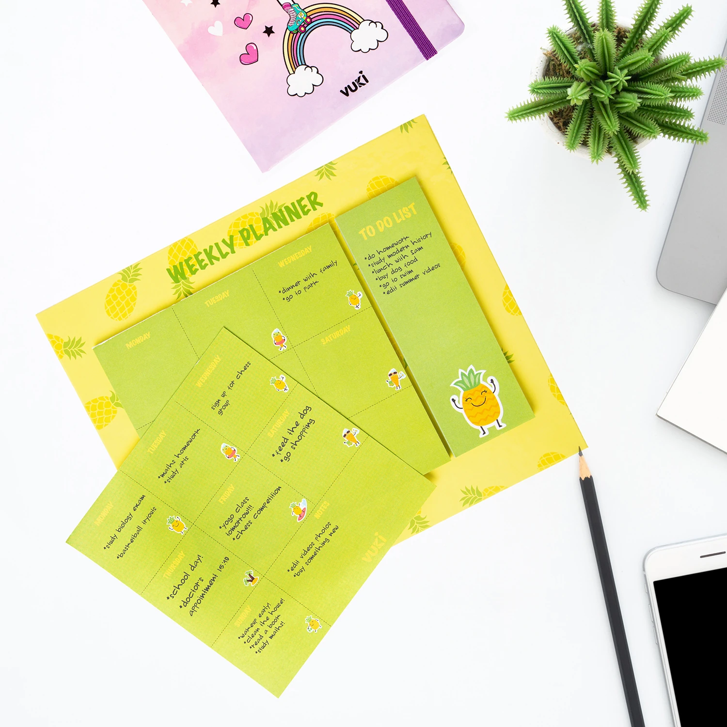 VUKİ - HAFTALIK PLANLAYICI BÜYÜK (ANANAS)-1/S