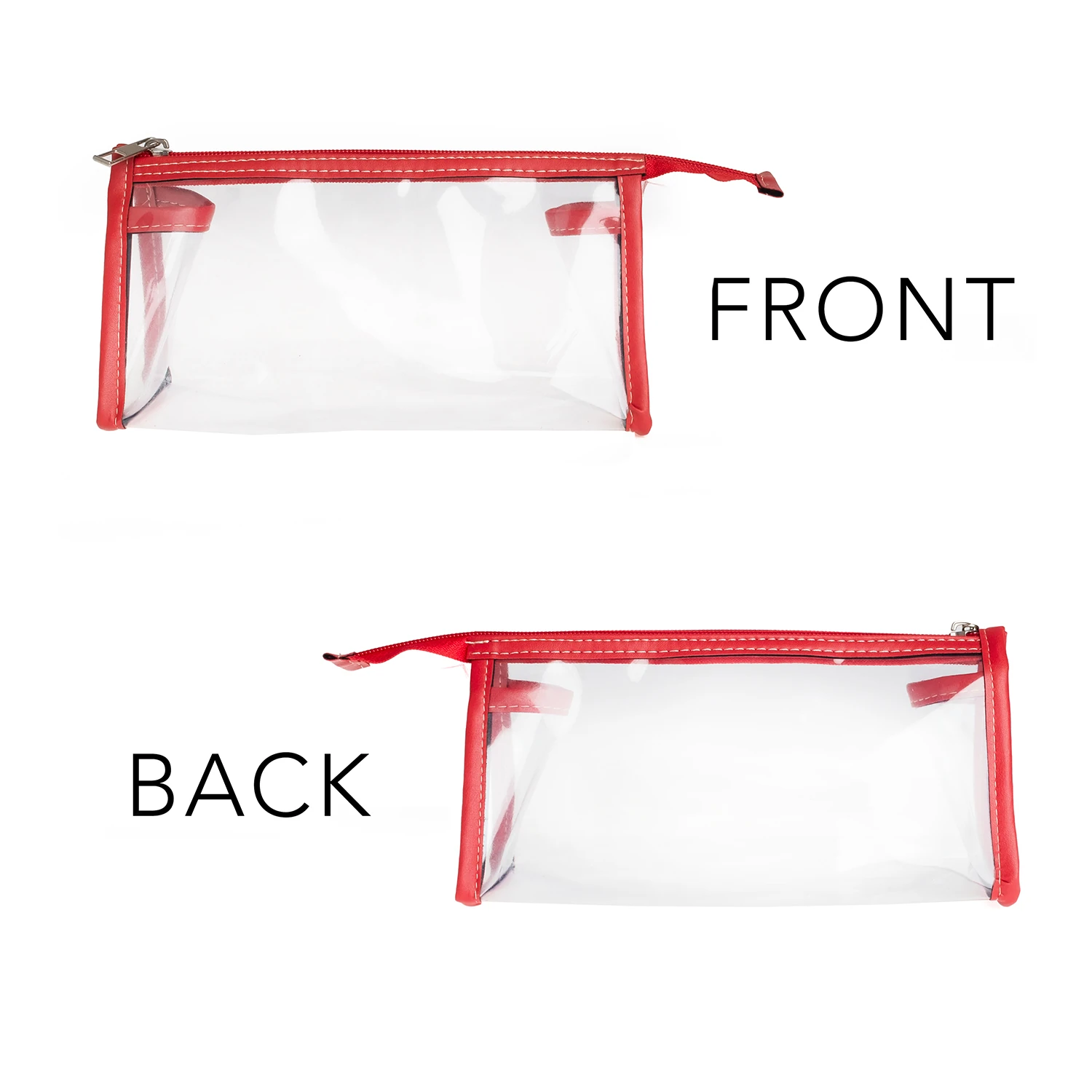 VUKİ - ÜÇGEN DERİ+PVC ÇANTA K. KUTU (KIRMIZI)-1/S