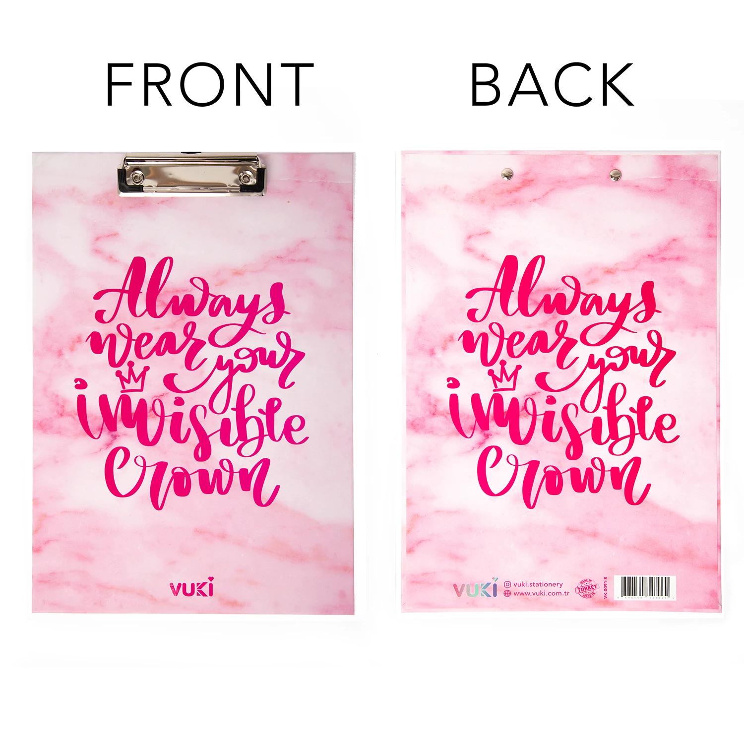 VUKİ - KAPAKSIZ SEKRETERLİK (PEMBE MERMER)-1/S