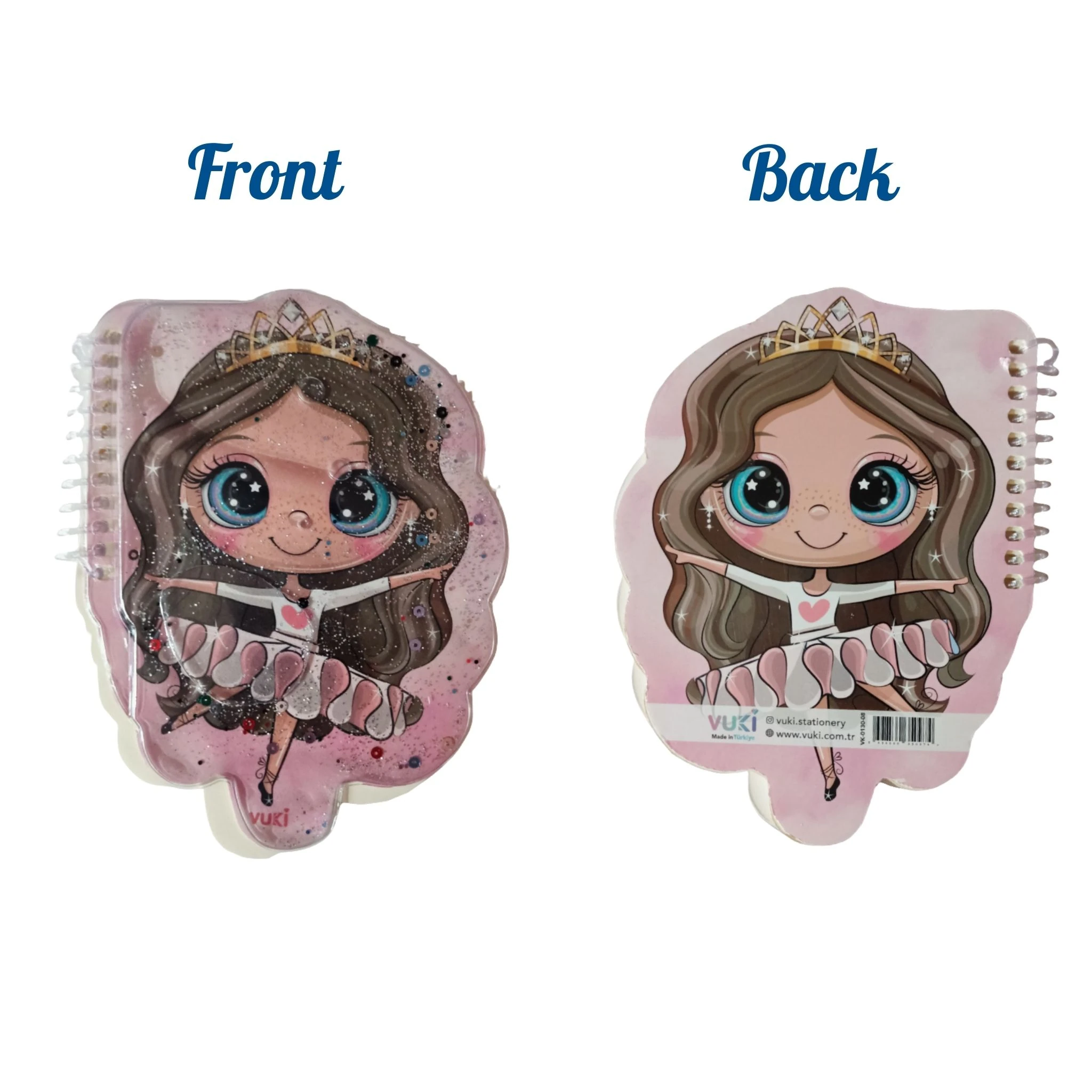 VUKİ - ŞEKİLLİ SULU DEFTER A6 (PRENSES)-2/S