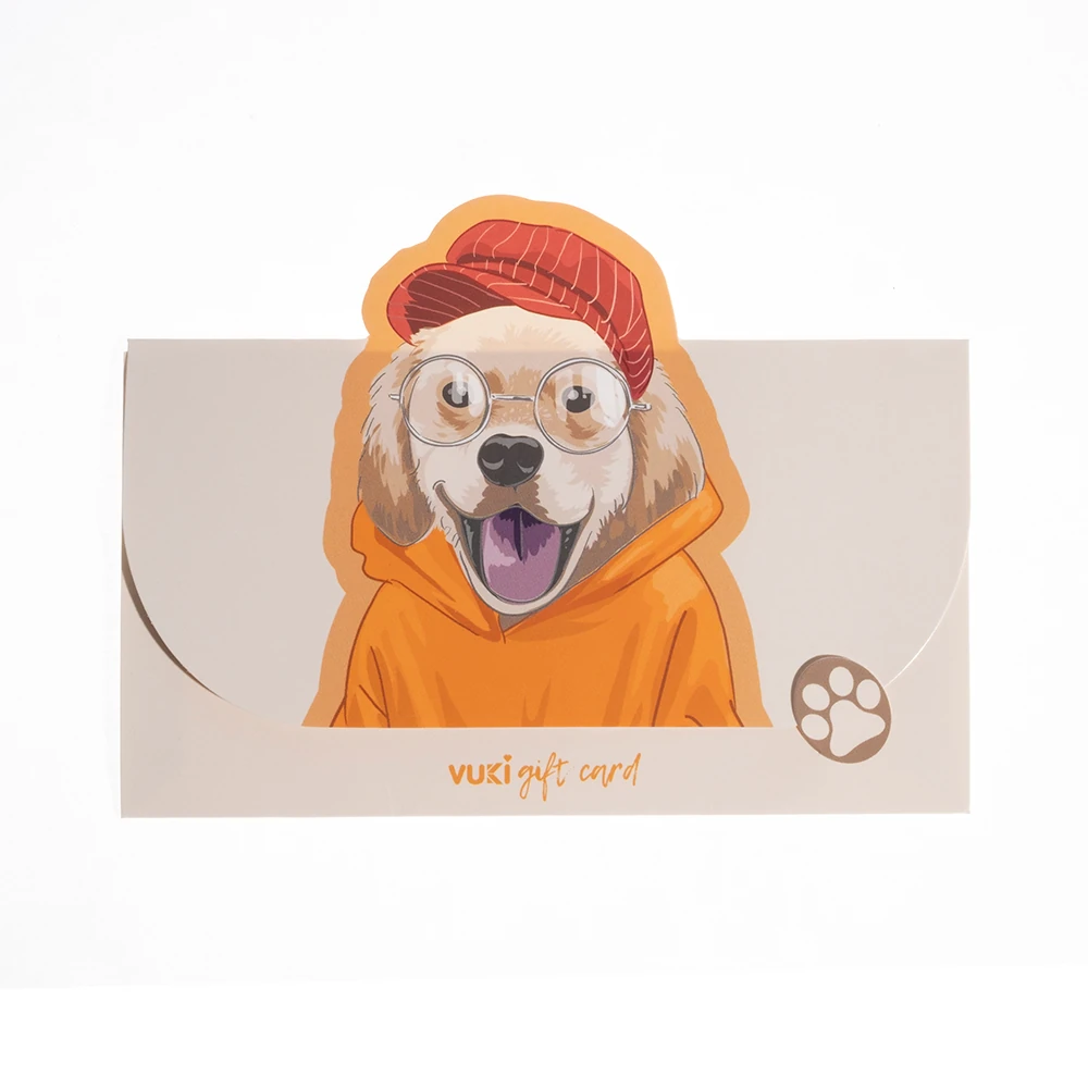VUKİ - ŞEKİLLİ HEDİYE KARTI (KEDİ & KÖPEK)-6/S