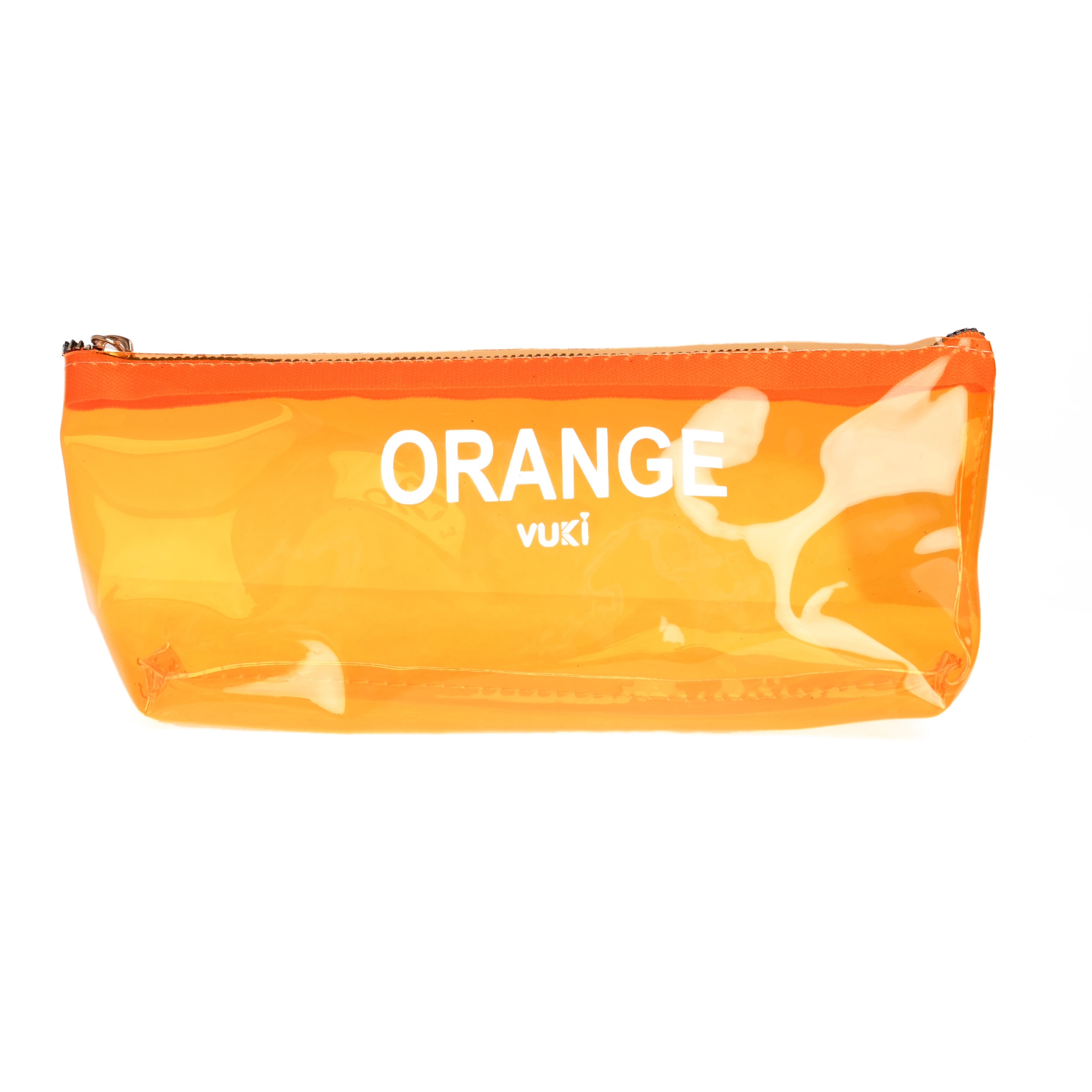 VUKİ - ÜÇGEN RENKLİ ŞEFFAF FERM. K. KUTU (TURUNCU)