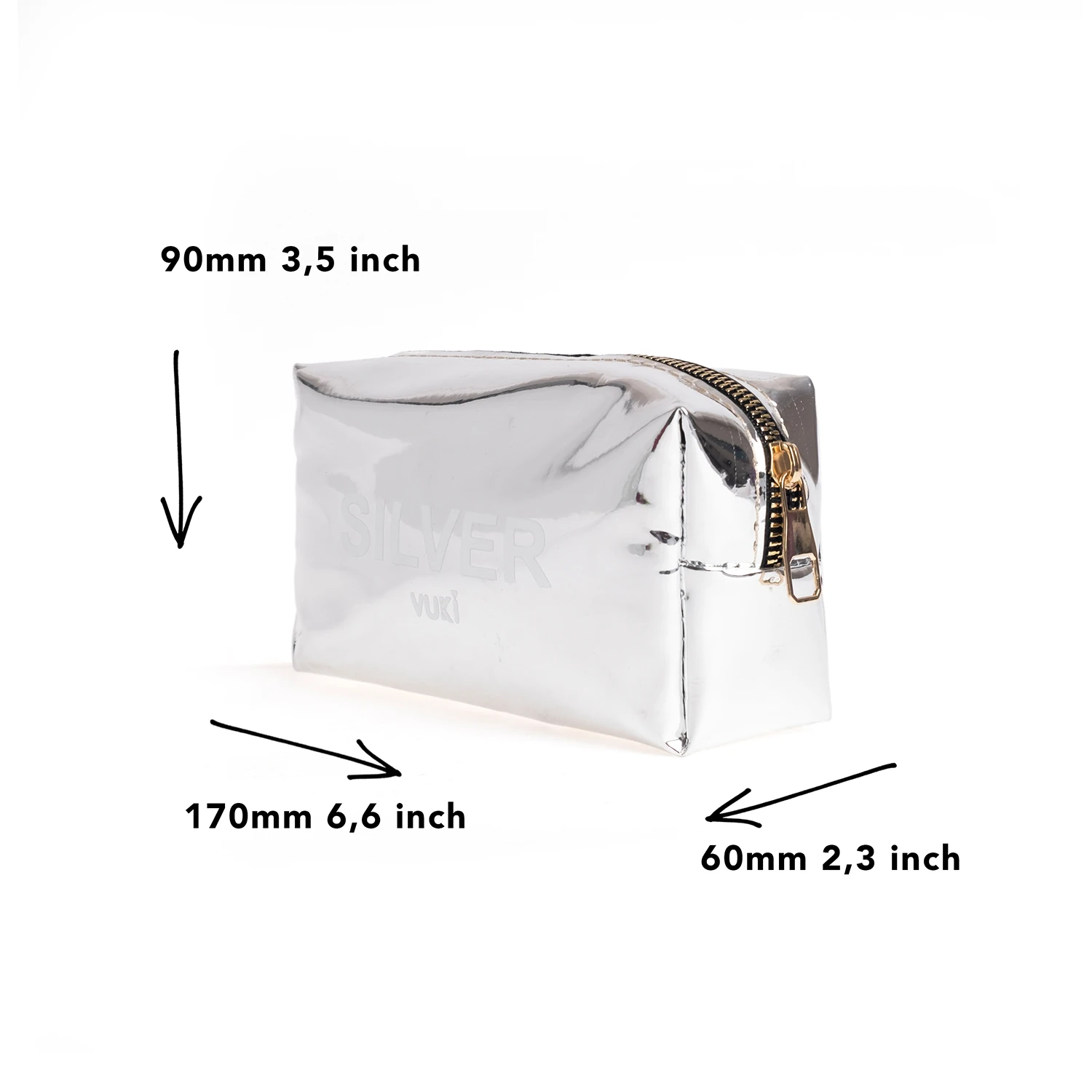 VUKİ - AYNALI RENKLİ ŞEFFAF FR. K. KUTU (SILVER)-1