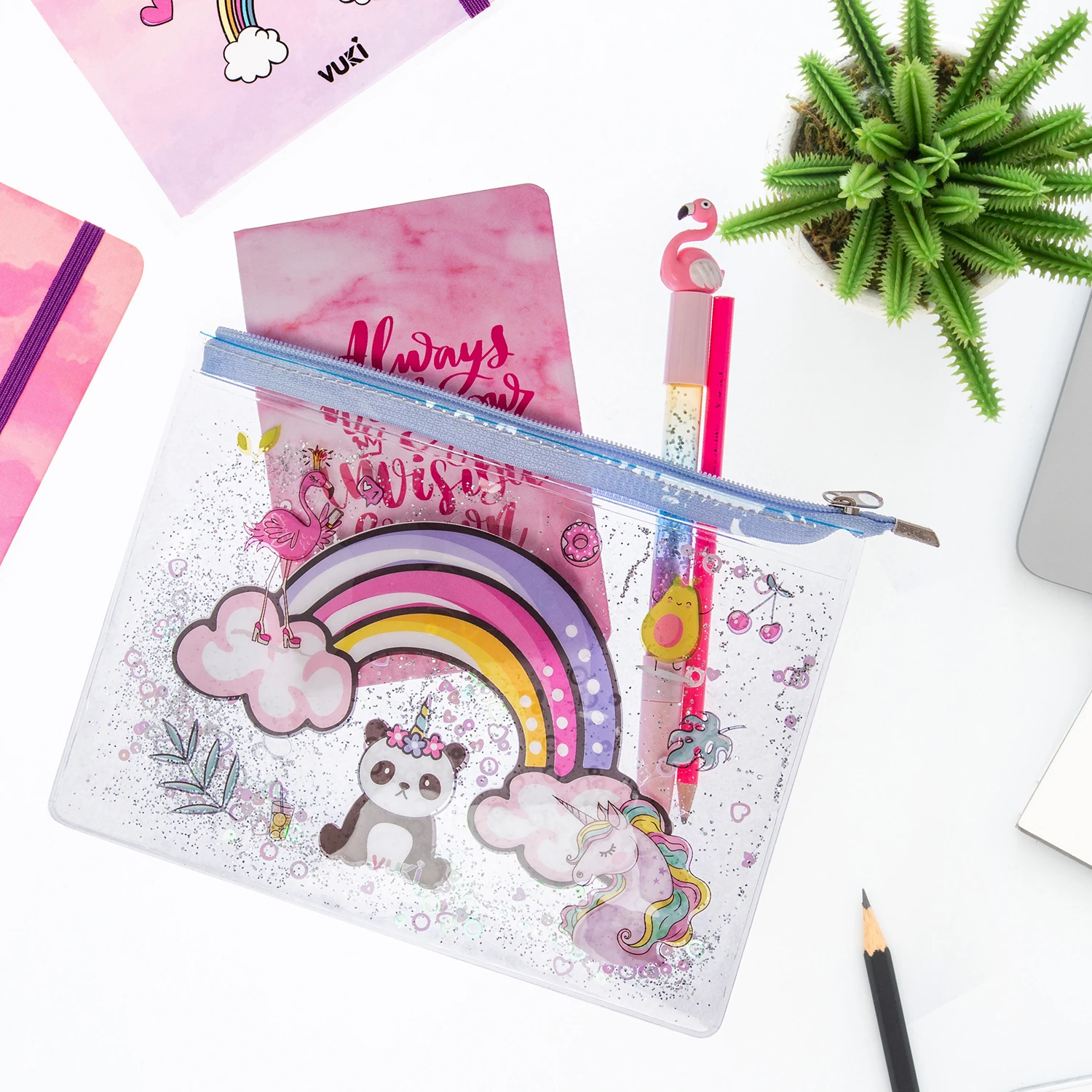 VUKİ - SULU FERM. ŞEFFAF DOSYA (A5) (MIX)-1/S