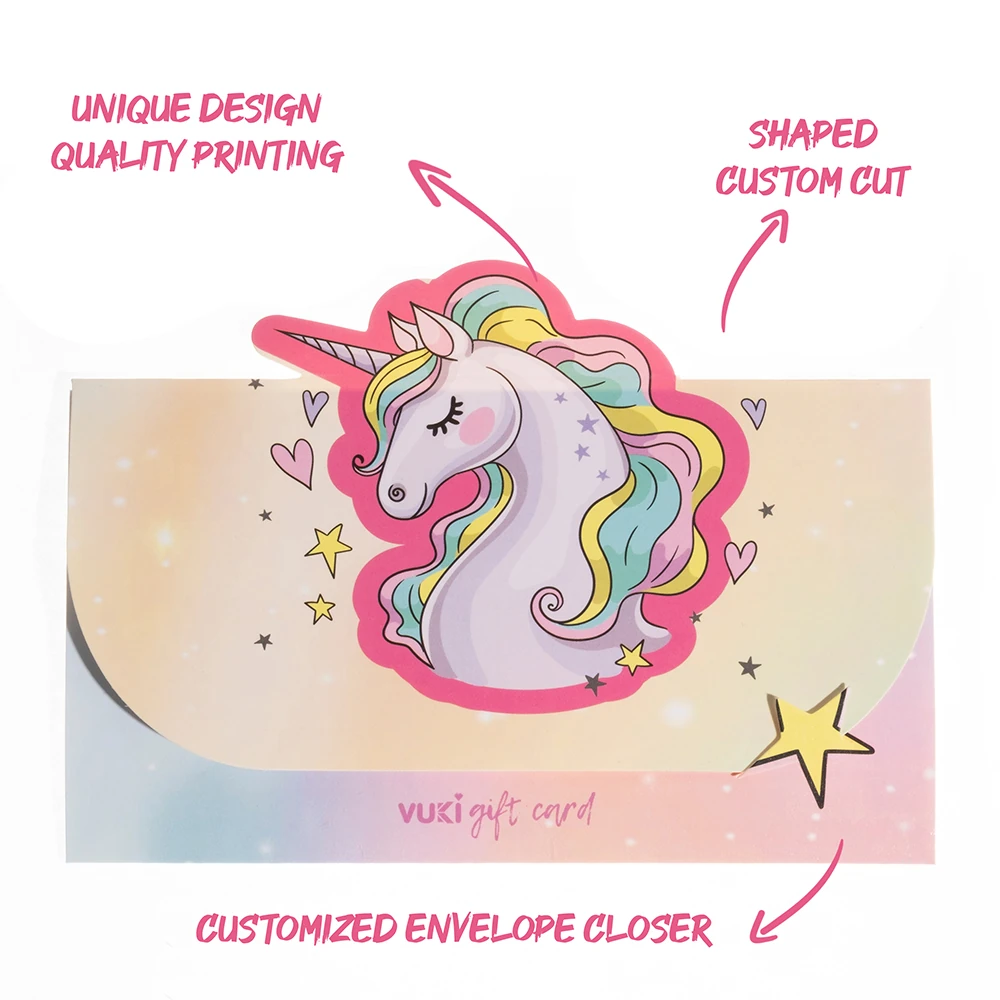 VUKİ - ŞEKİLLİ HEDİYE KARTI (VUKİ MIX)-6/S