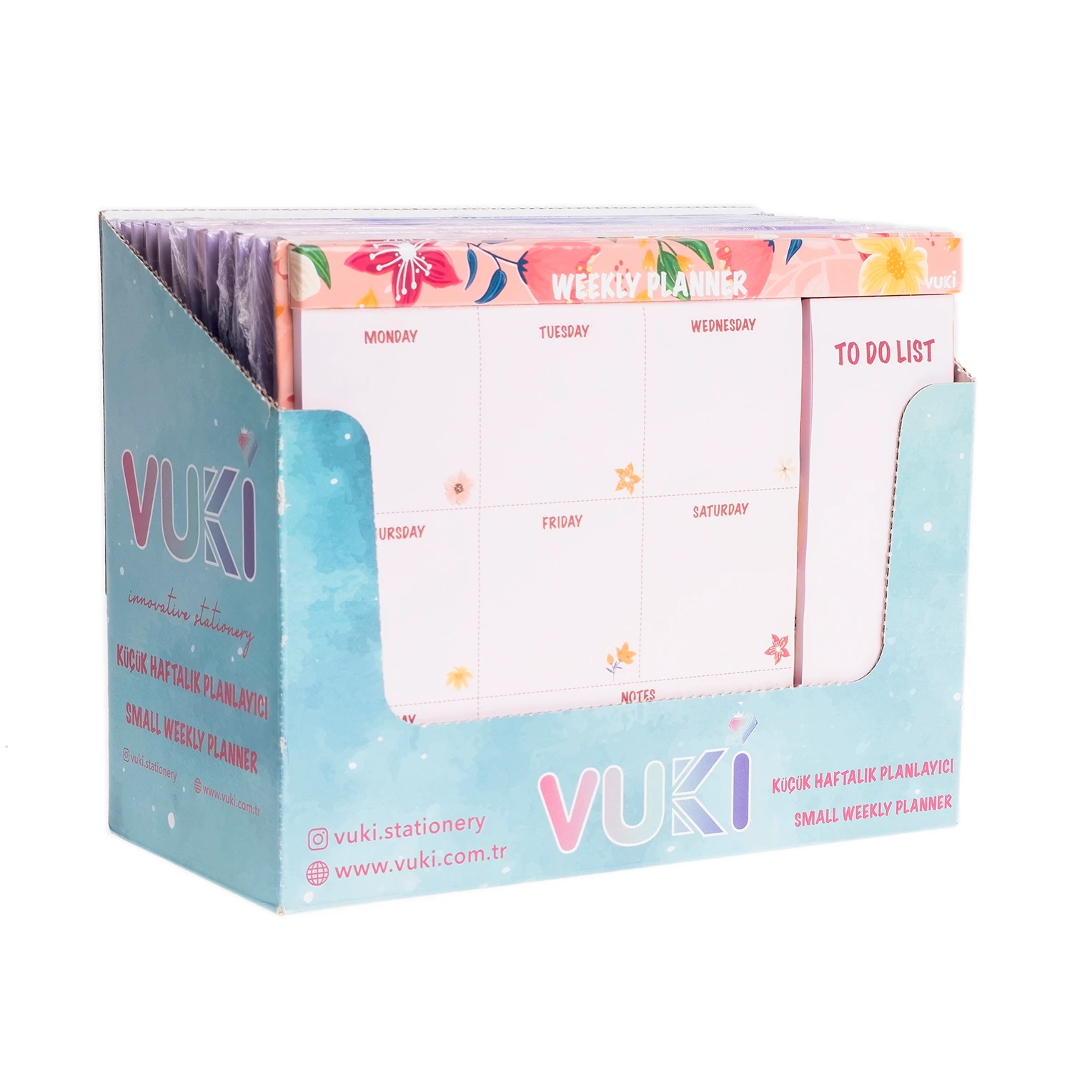 VUKİ - HAFTALIK PLANLAYICI ORTA (ÇİÇEK)-1/S