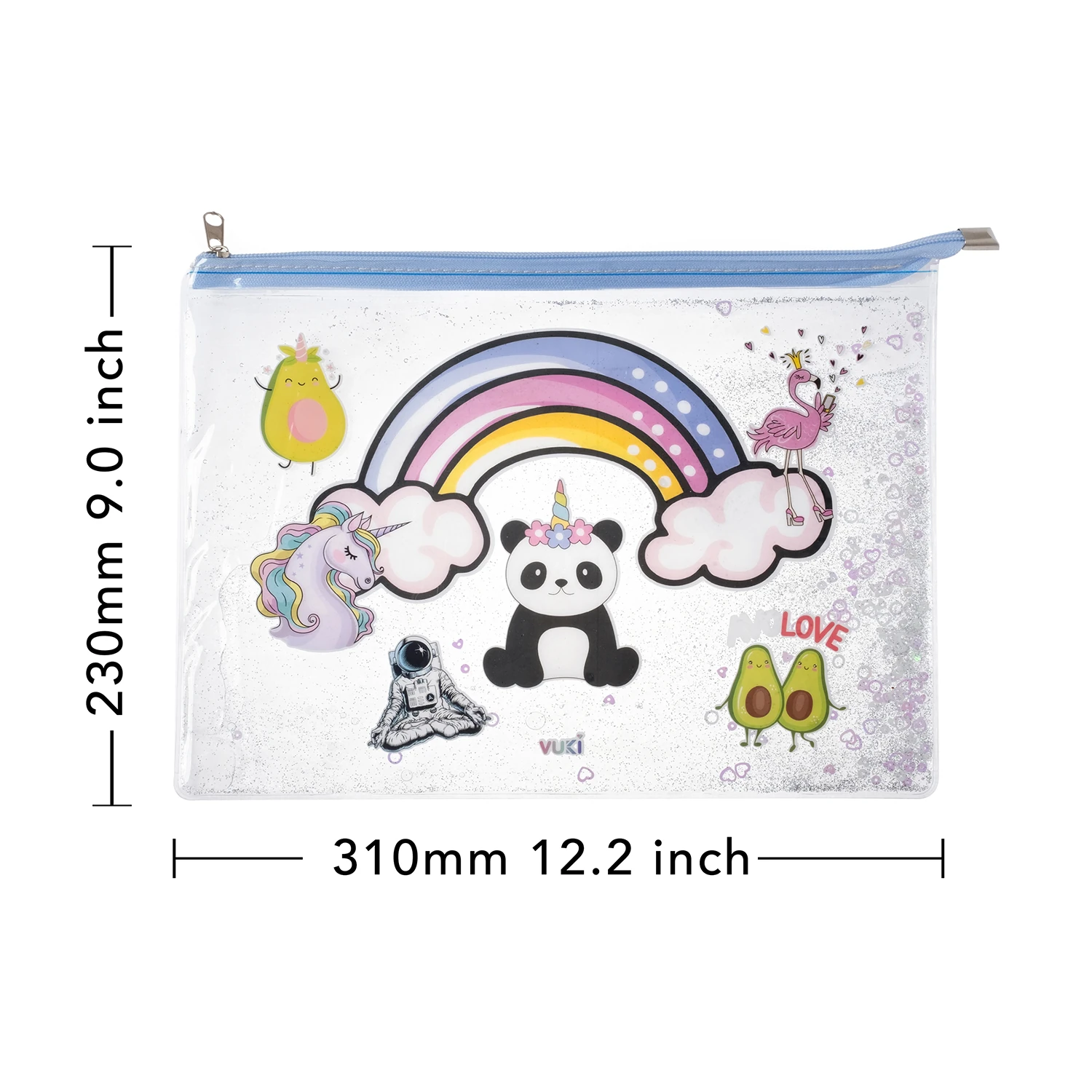 VUKİ - SULU FERM. ŞEFFAF DOSYA (A4) (MIX)-1/S