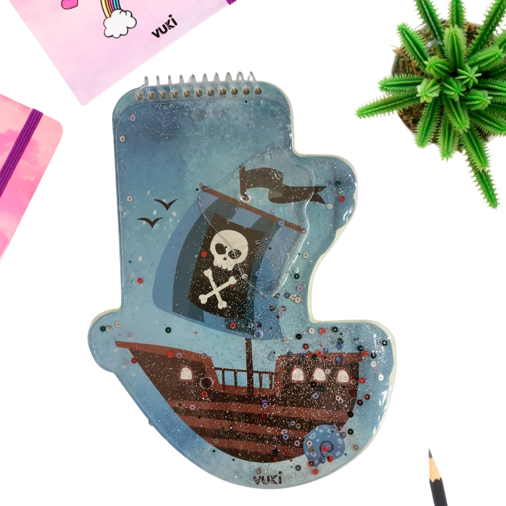 VUKİ - ŞEKİLLİ SULU DEFTER A5 (KORSAN)-2/S