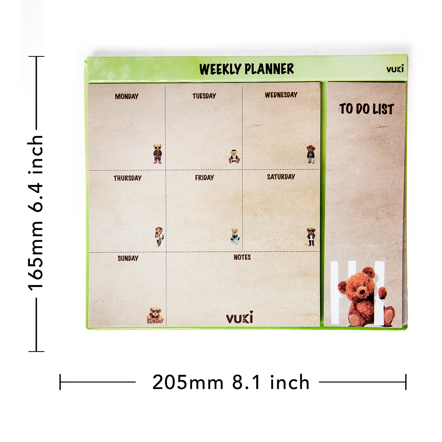VUKİ - HAFTALIK PLANLAYICI ORTA (AYI)-1/S