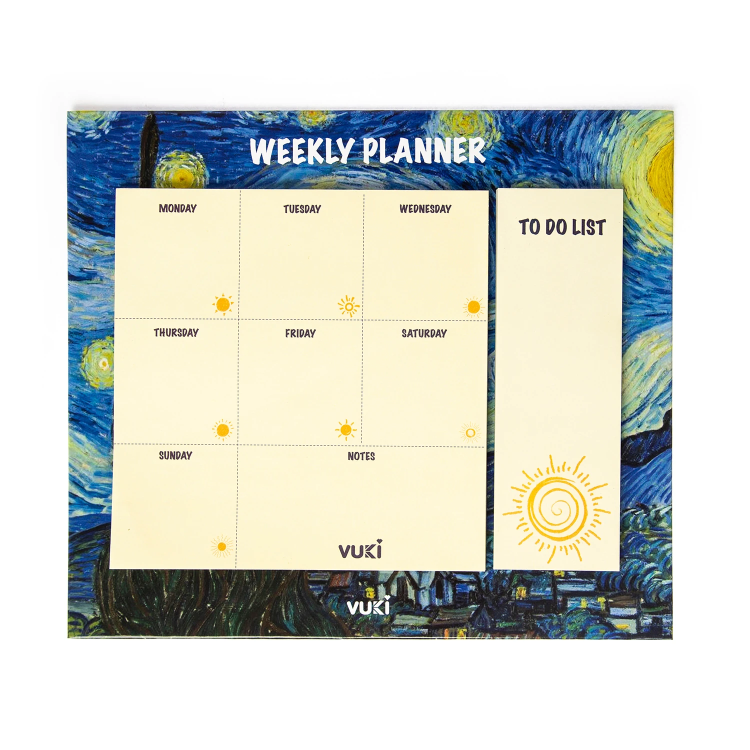 VUKİ - HAFTALIK PLANLAYICI BÜYÜK (VAN GOGH)-1/S