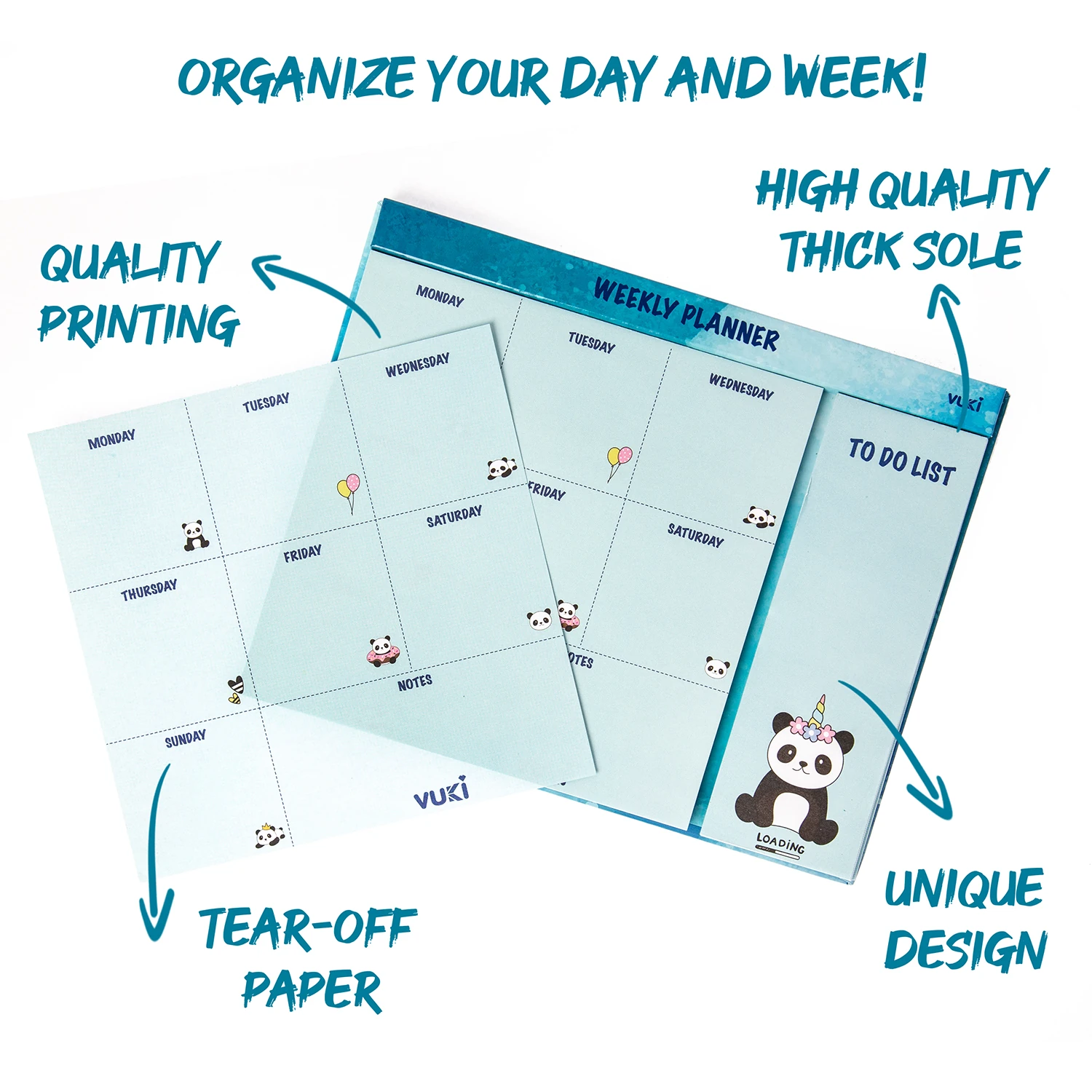 VUKİ - HAFTALIK PLANLAYICI ORTA (PANDA)-1/S