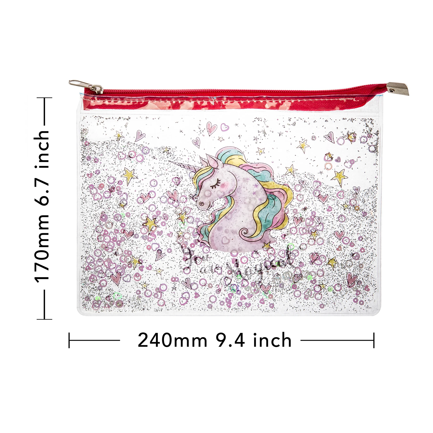 VUKİ - SULU FERM. ŞEFFAF DOSYA (A5) (UNICORN)-1/S