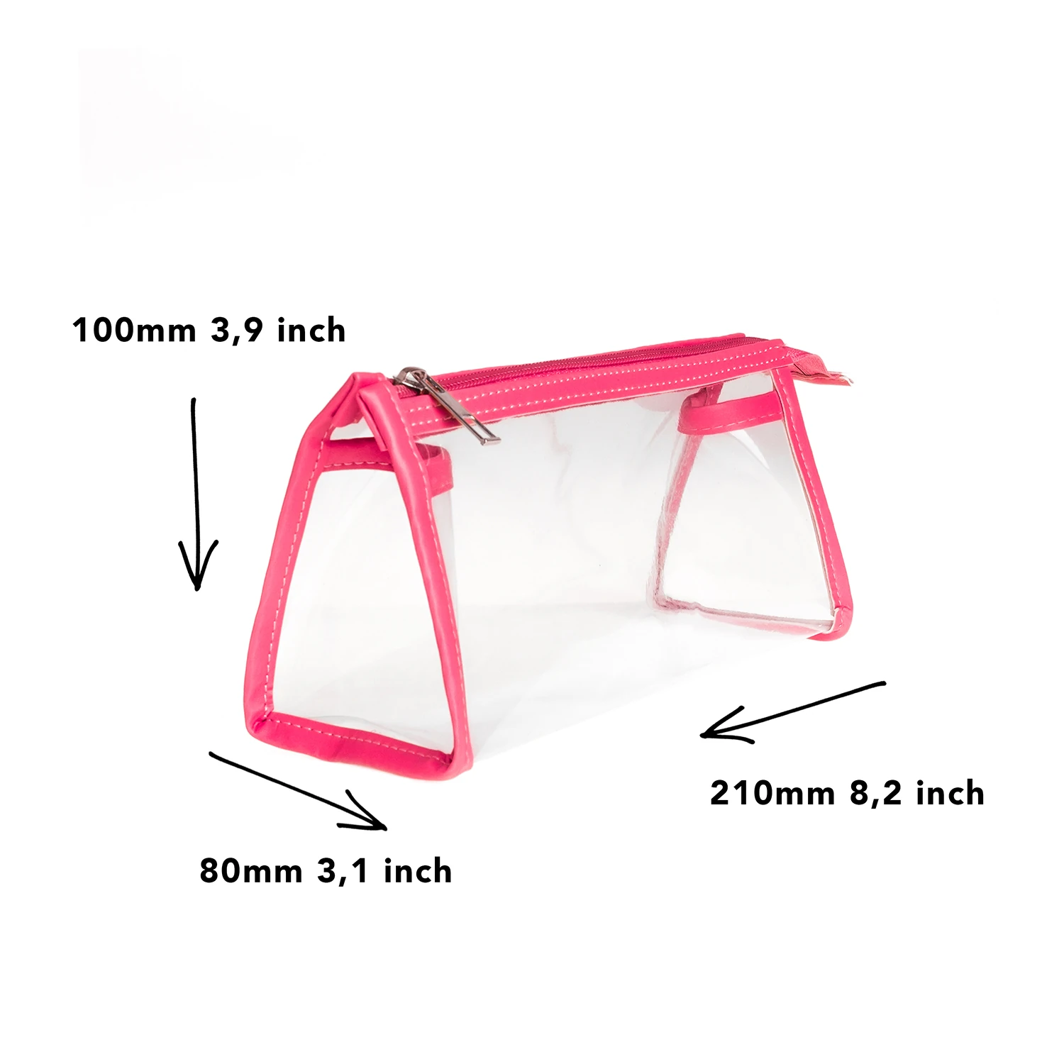 VUKİ - ÜÇGEN DERİ+PVC ÇANTA K. KUTU (PEMBE)-1/S