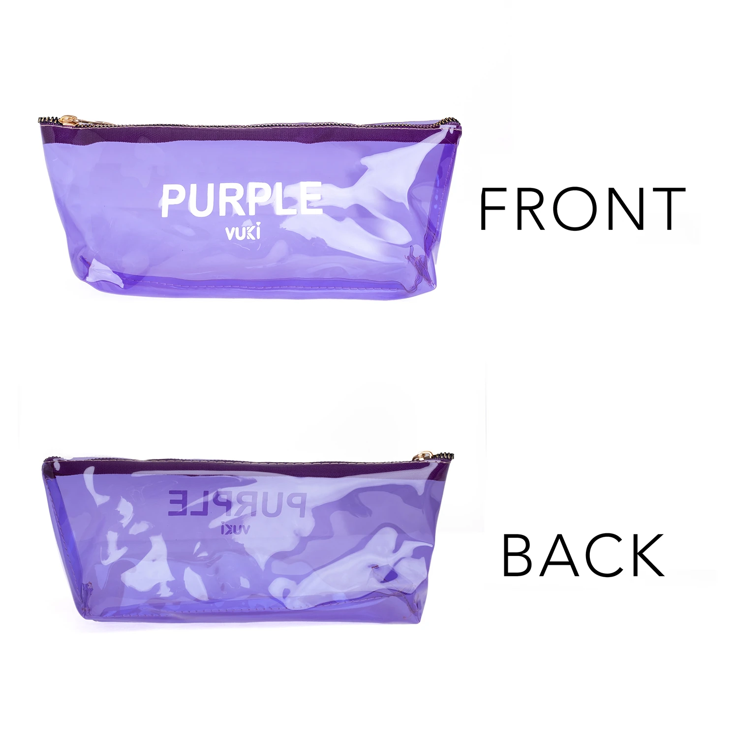 VUKİ - ÜÇGEN RENKLİ ŞEFFAF FERM. K. KUTU (MOR)-1/S