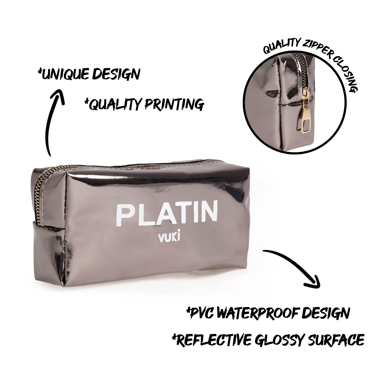 VUKİ - AYNALI RENKLİ ŞEFFAF FR. K. KUTU (PLATIN)-1