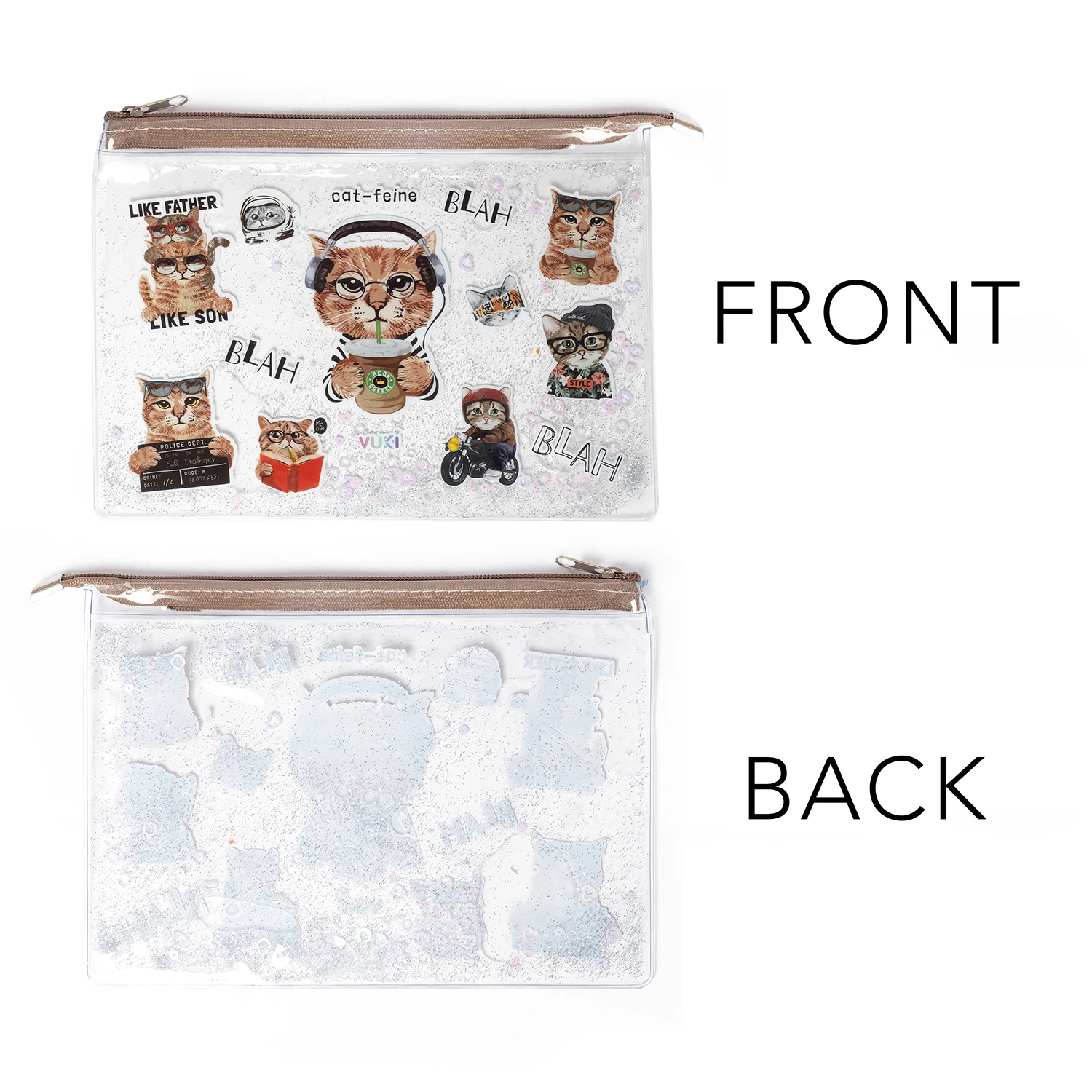 VUKİ - SULU FERM. ŞEFFAF DOSYA (A5) (KEDİ)-1/S