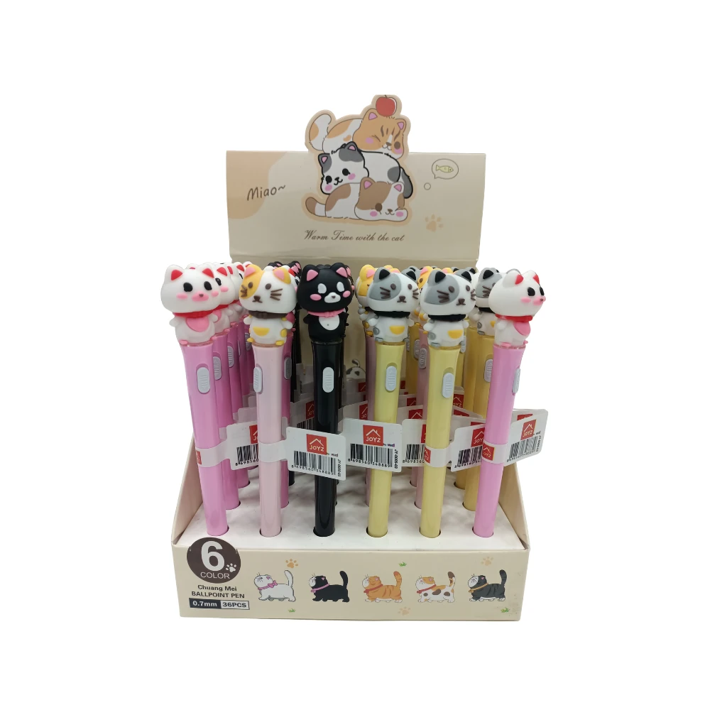 JOYZ - IŞIKLI JEL TÜKENMEZ KALEM (KEDİ)-4/S