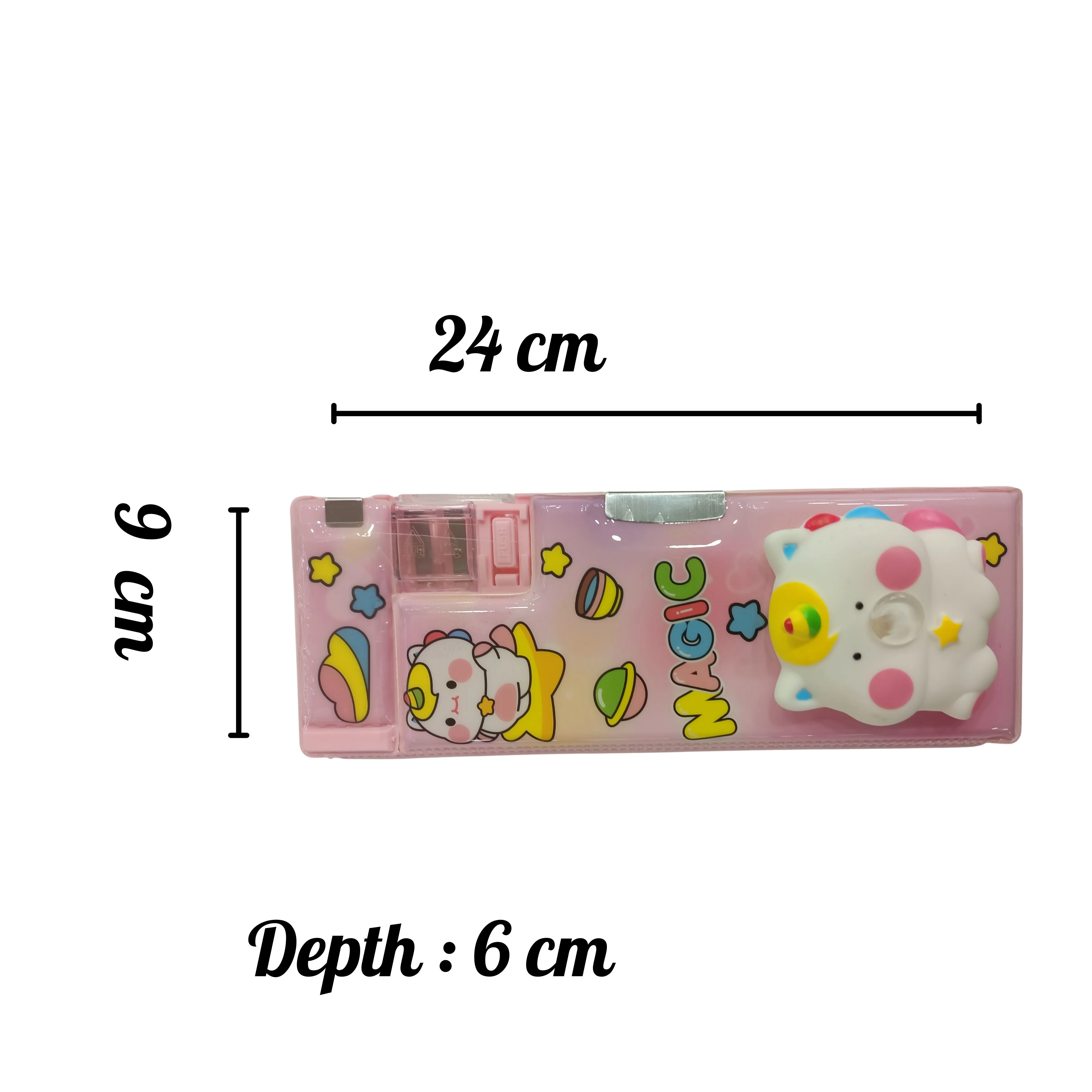 JOYLAND - FONKSİYONEL SAKIZ ŞİŞİRMELİ KALEM KUTU (UNICORN)-3/S