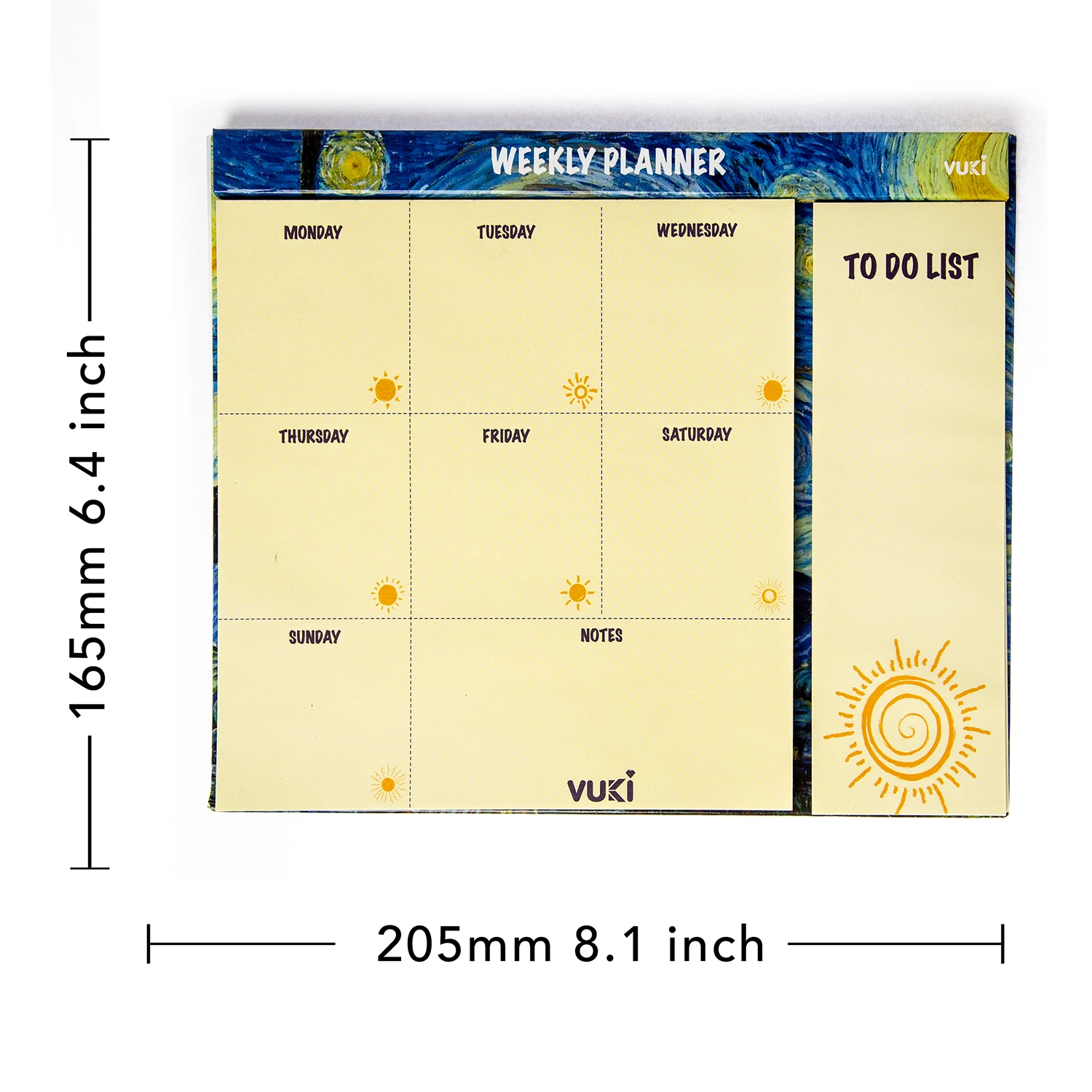 VUKİ - HAFTALIK PLANLAYICI ORTA (VAN GOGH)-1/S