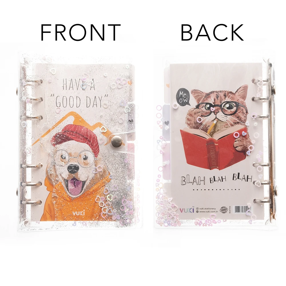 VUKİ - 6'LI MEKANİZM. SULU DEFTER (KEDİ & KÖPEK)-4