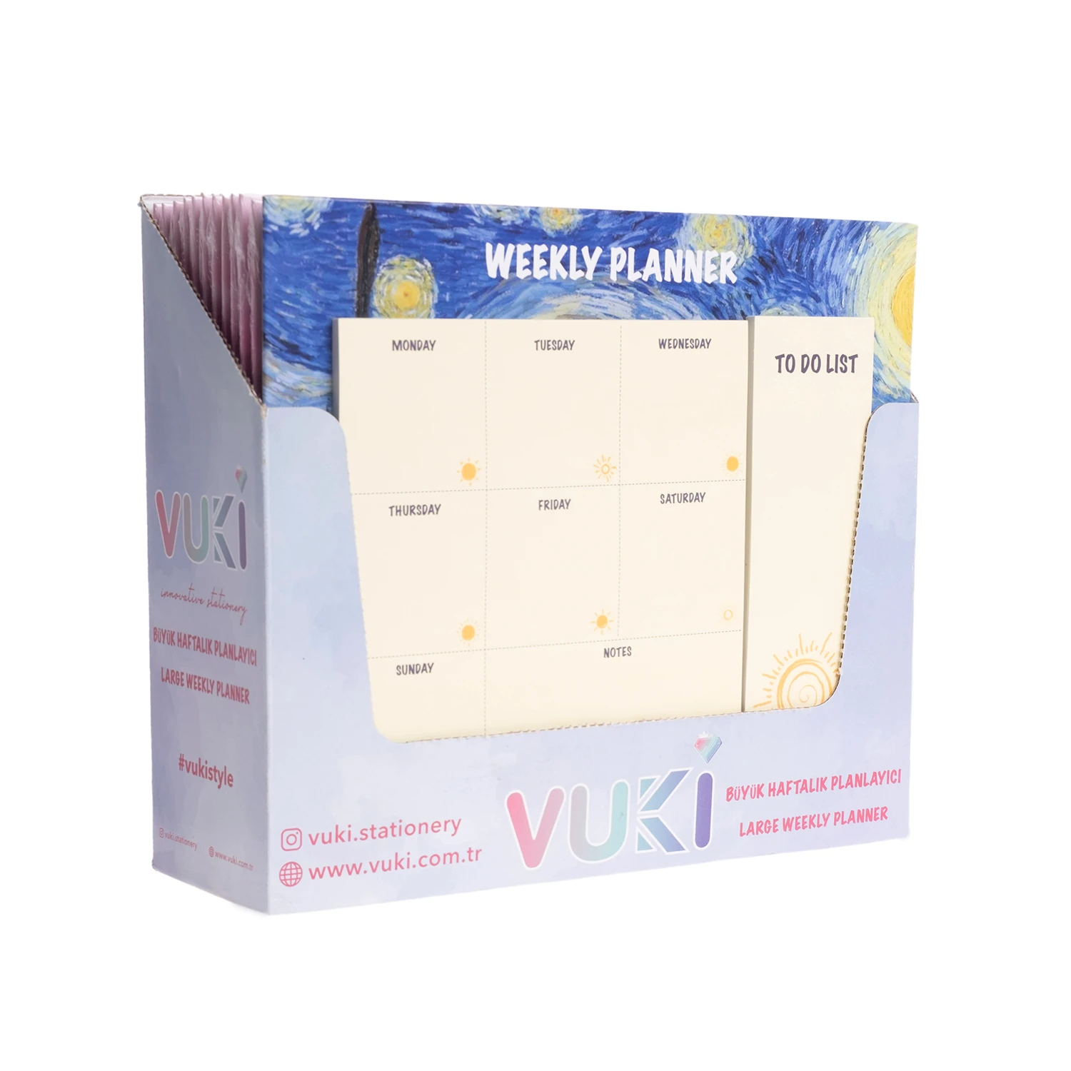 VUKİ - HAFTALIK PLANLAYICI BÜYÜK (VAN GOGH)-1/S