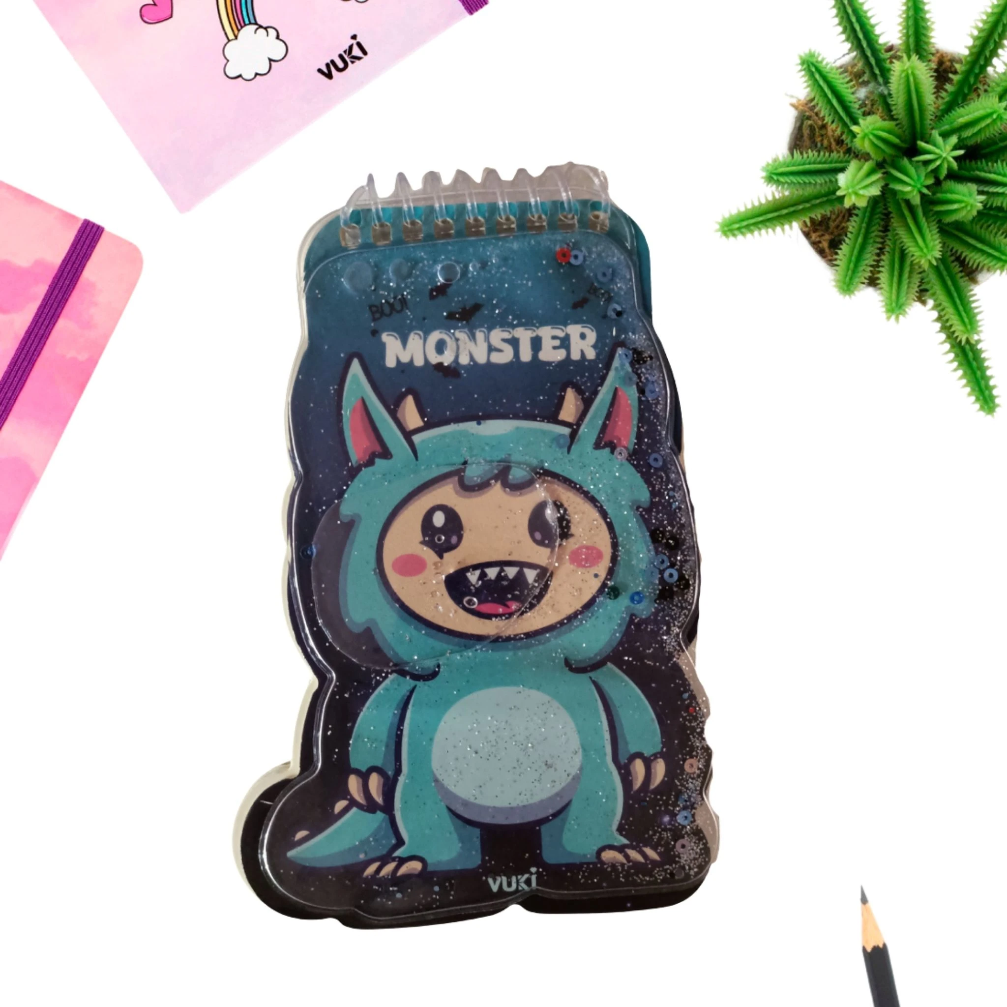 VUKİ - ŞEKİLLİ SULU DEFTER A6 (CANAVAR)-2/S