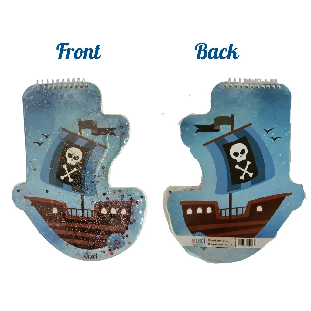 VUKİ - ŞEKİLLİ SULU DEFTER A5 (KORSAN)-2/S