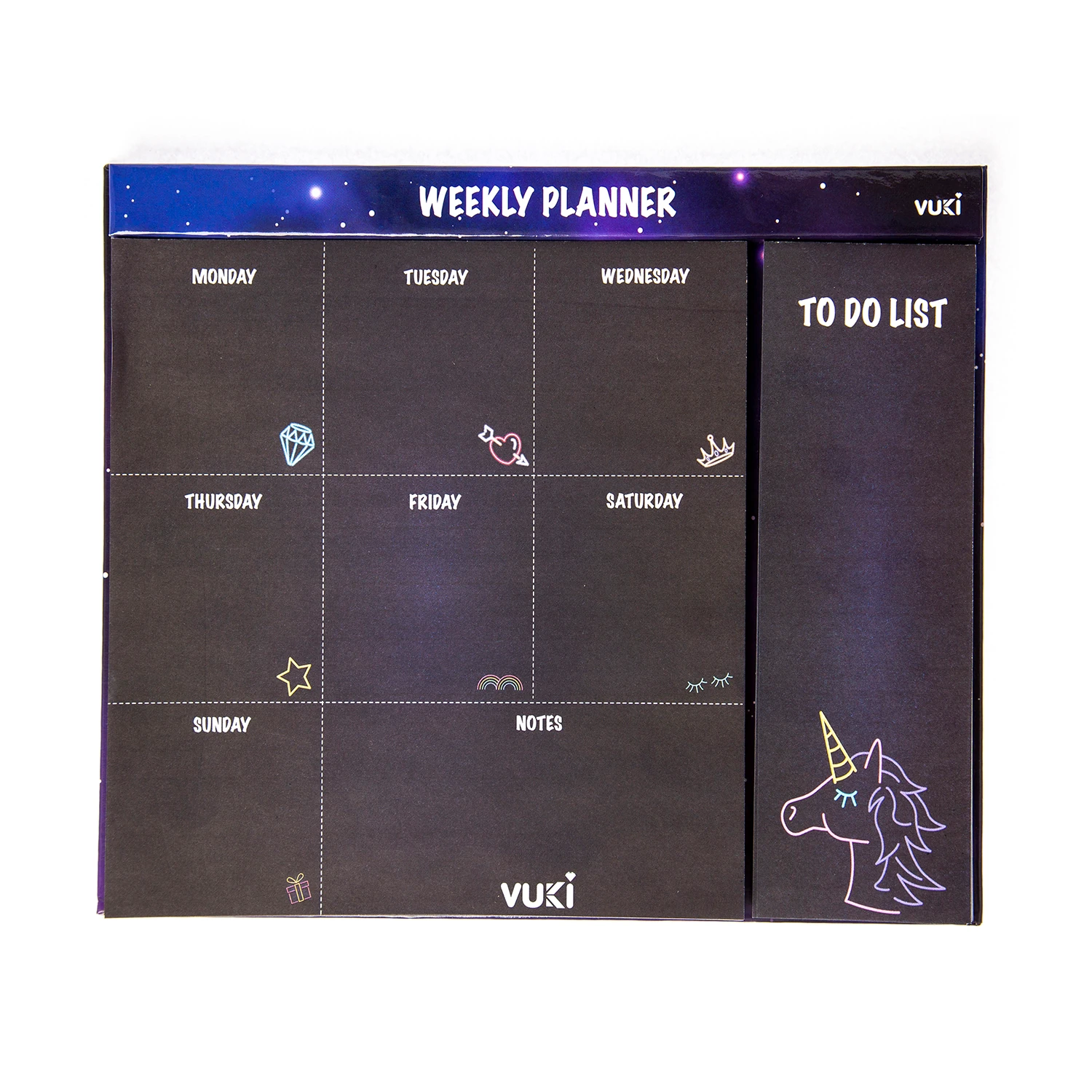 VUKİ - HAFTALIK PLANLAYICI ORTA (NEON)-1/S