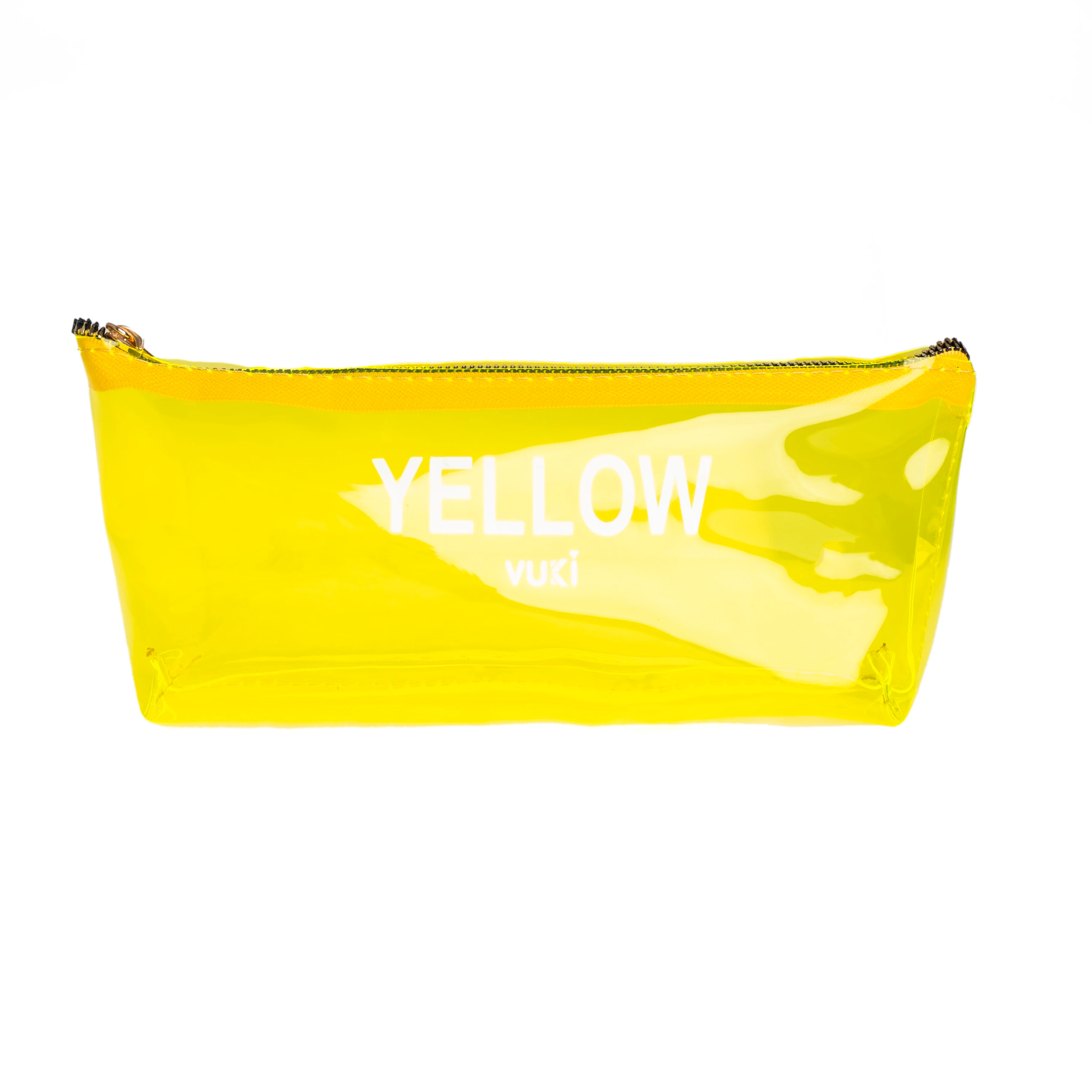 VUKİ - ÜÇGEN RENKLİ ŞEFFAF FERM. K. KUTU (SARI)-1/