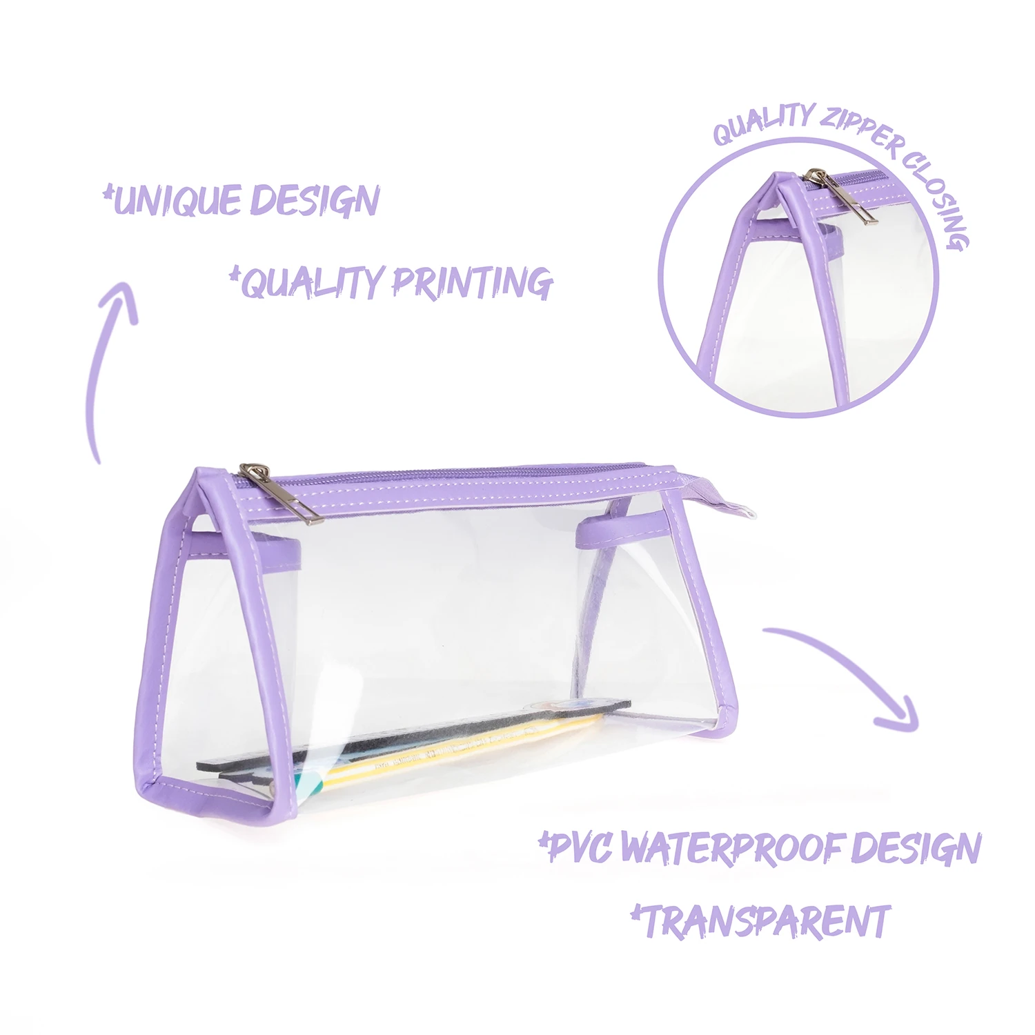 VUKİ - ÜÇGEN DERİ+PVC ÇANTA K. KUTU (MOR)-1/S