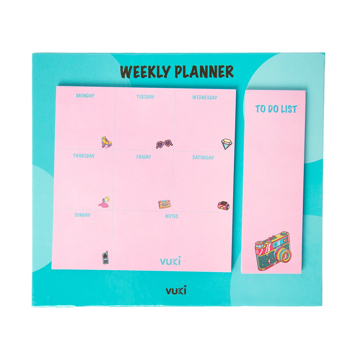 VUKİ - HAFTALIK PLANLAYICI BÜYÜK (RETRO)-1/S