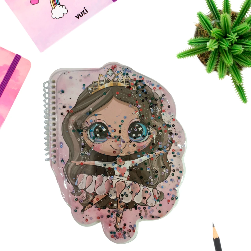 VUKİ - ŞEKİLLİ SULU DEFTER A5 (PRENSES)-2/S