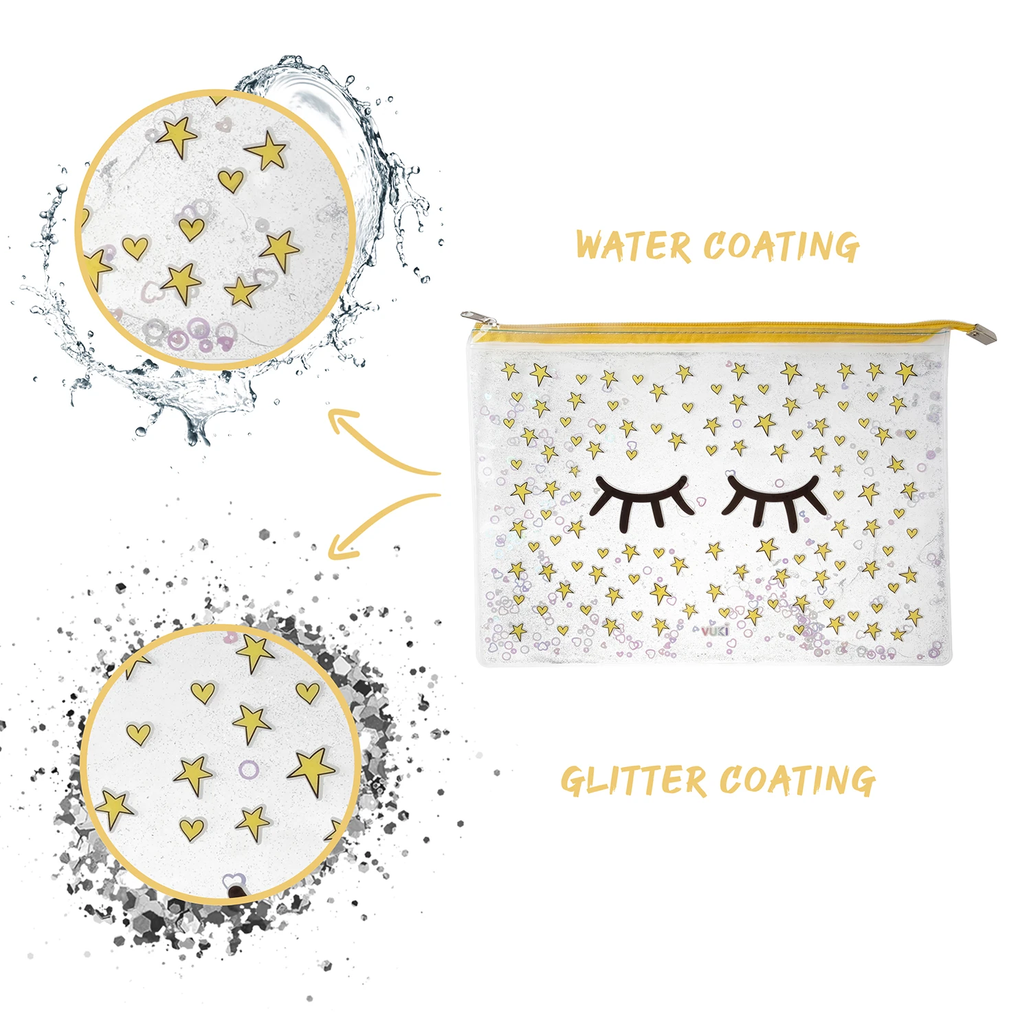 VUKİ - SULU FERM. ŞEFFAF DOSYA (A4) (KİRPİK)-1/S