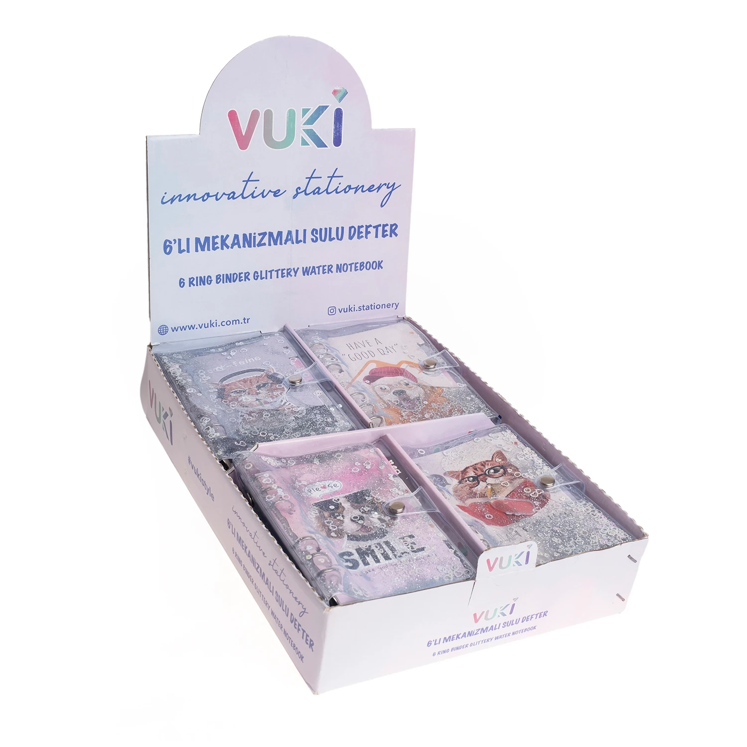 VUKİ - 6'LI MEKANİZM. SULU DEFTER (KEDİ & KÖPEK)-4